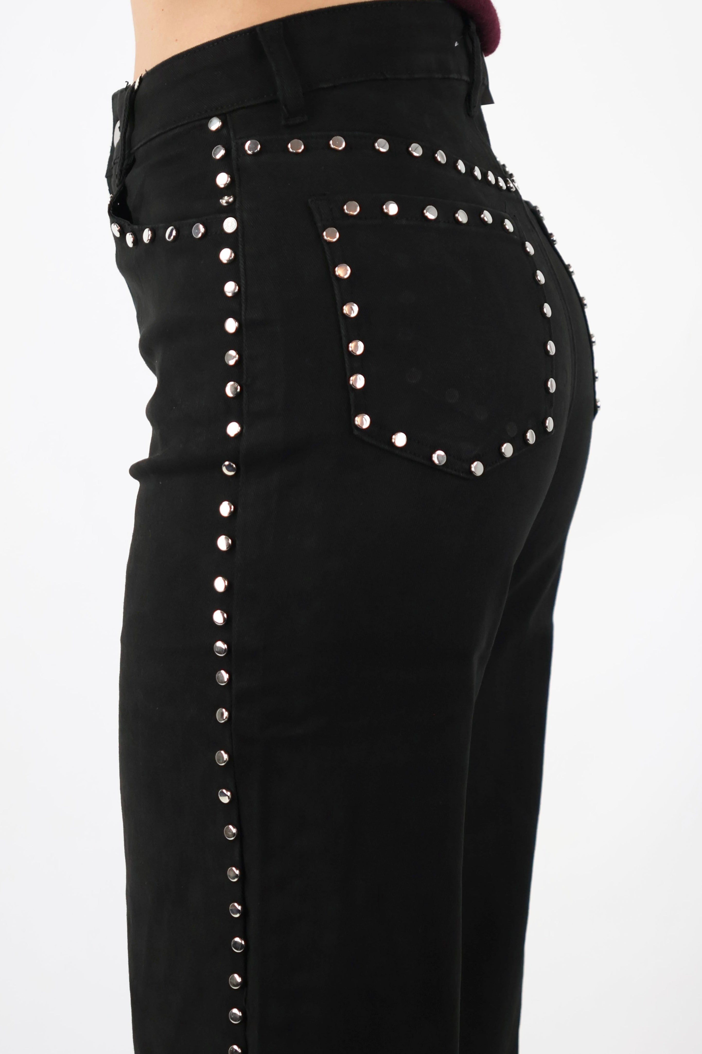 Wide Leg Jeans | Stud