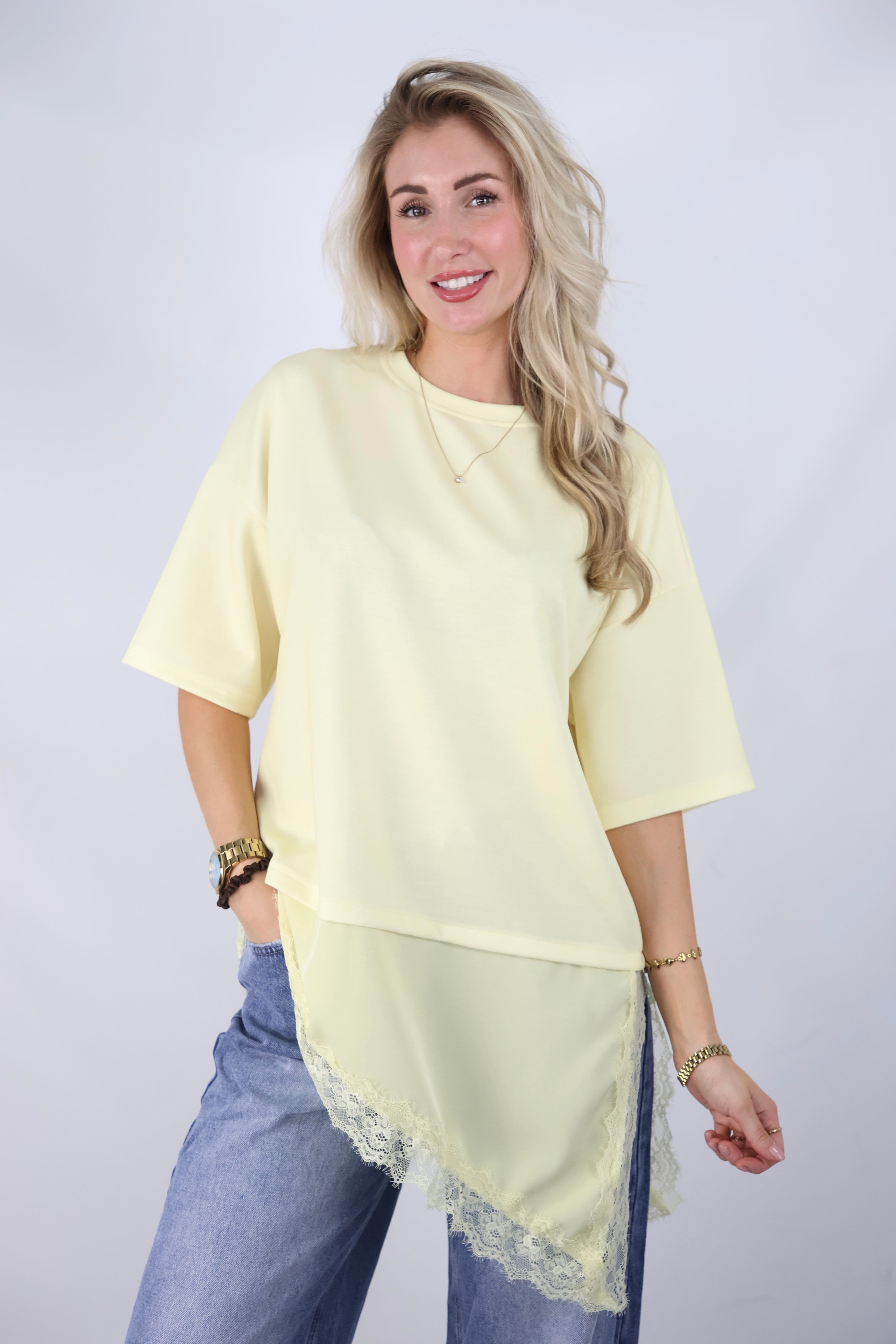 Oversized Tee | Yellow