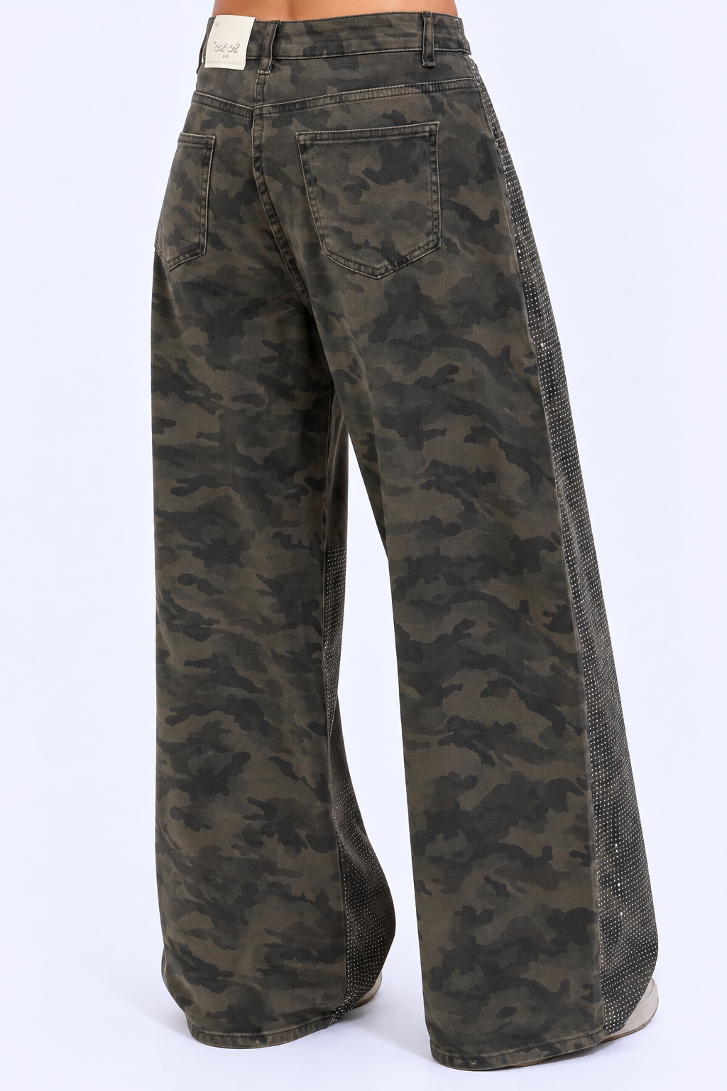 SeeSee Baggy Jeans | Camouflage Strass