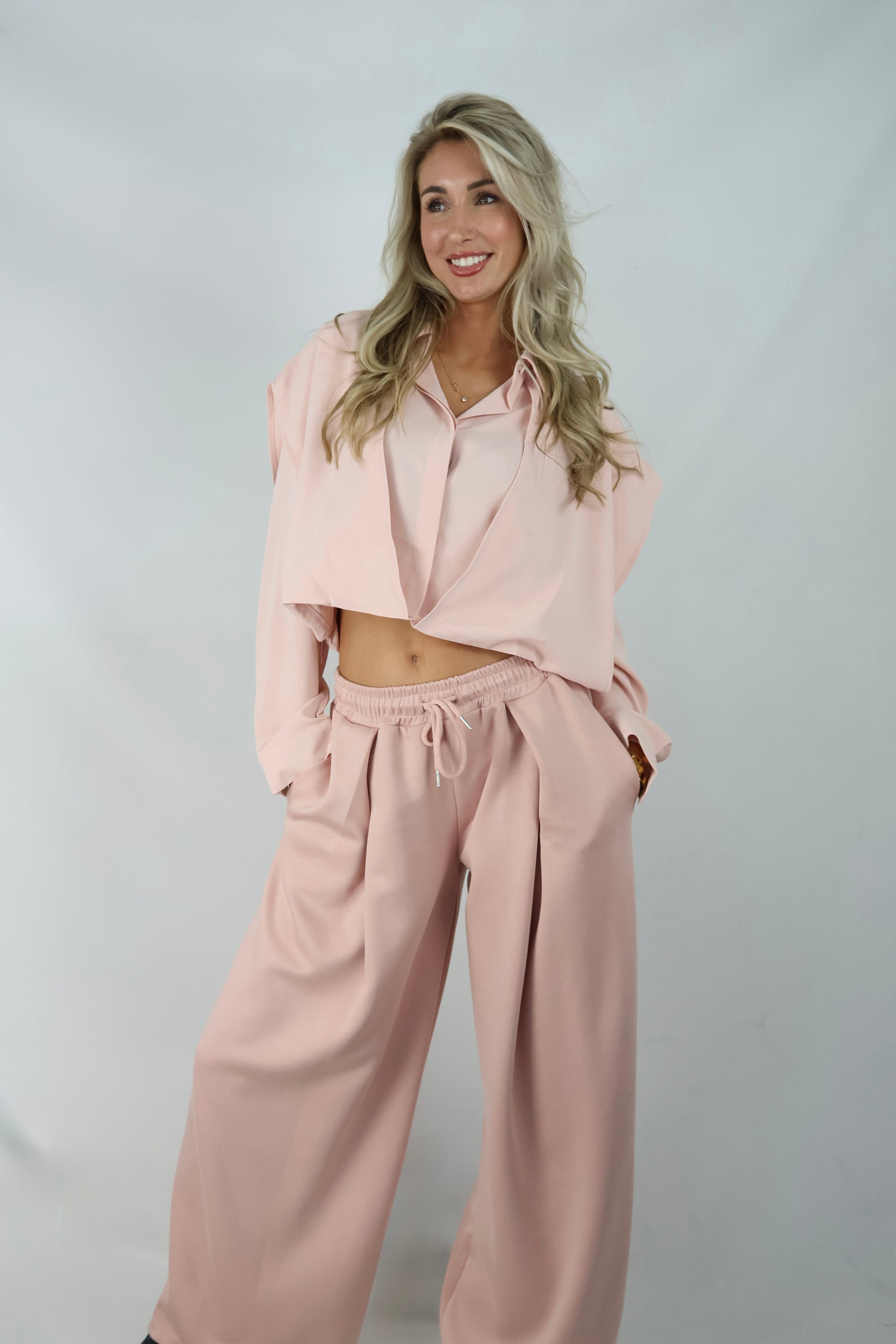 Wide Leg Jog | Roze