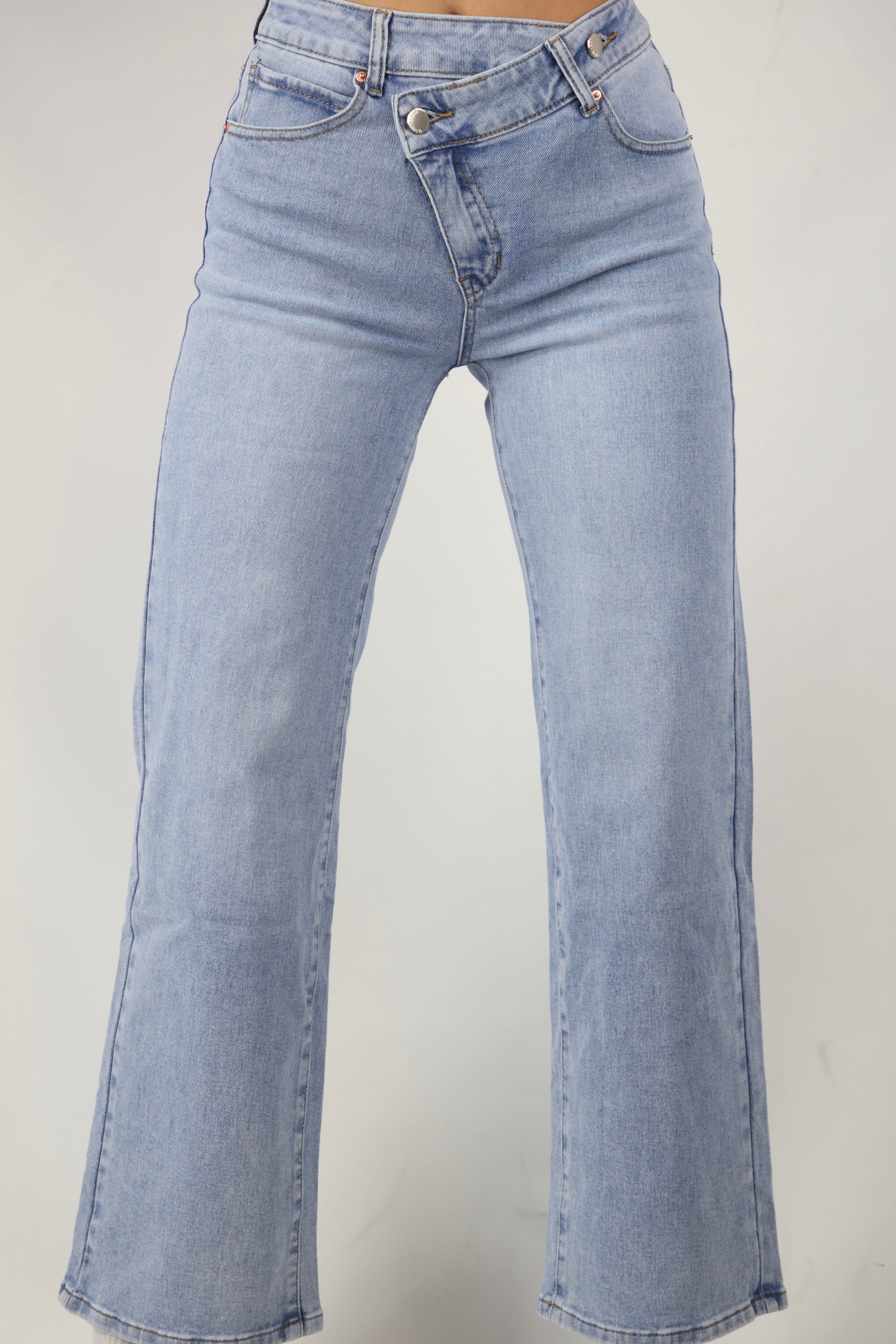 Miss Bon | Wide Leg Jeans