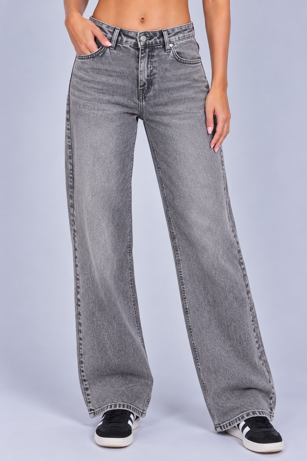 Queen Hearts | The Grey Wide Leg