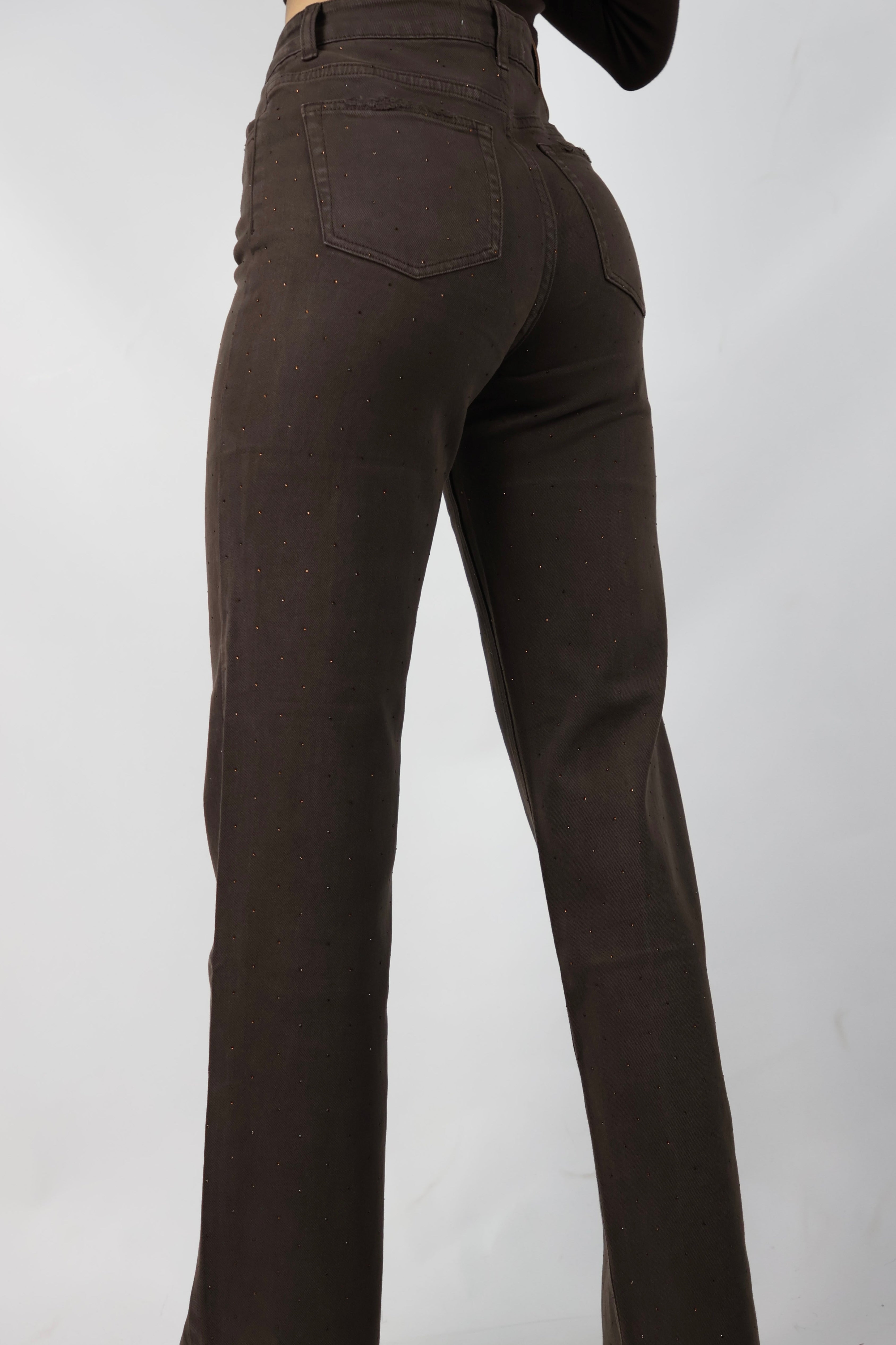 Queen Hearts Tall | Straight Fit Strass