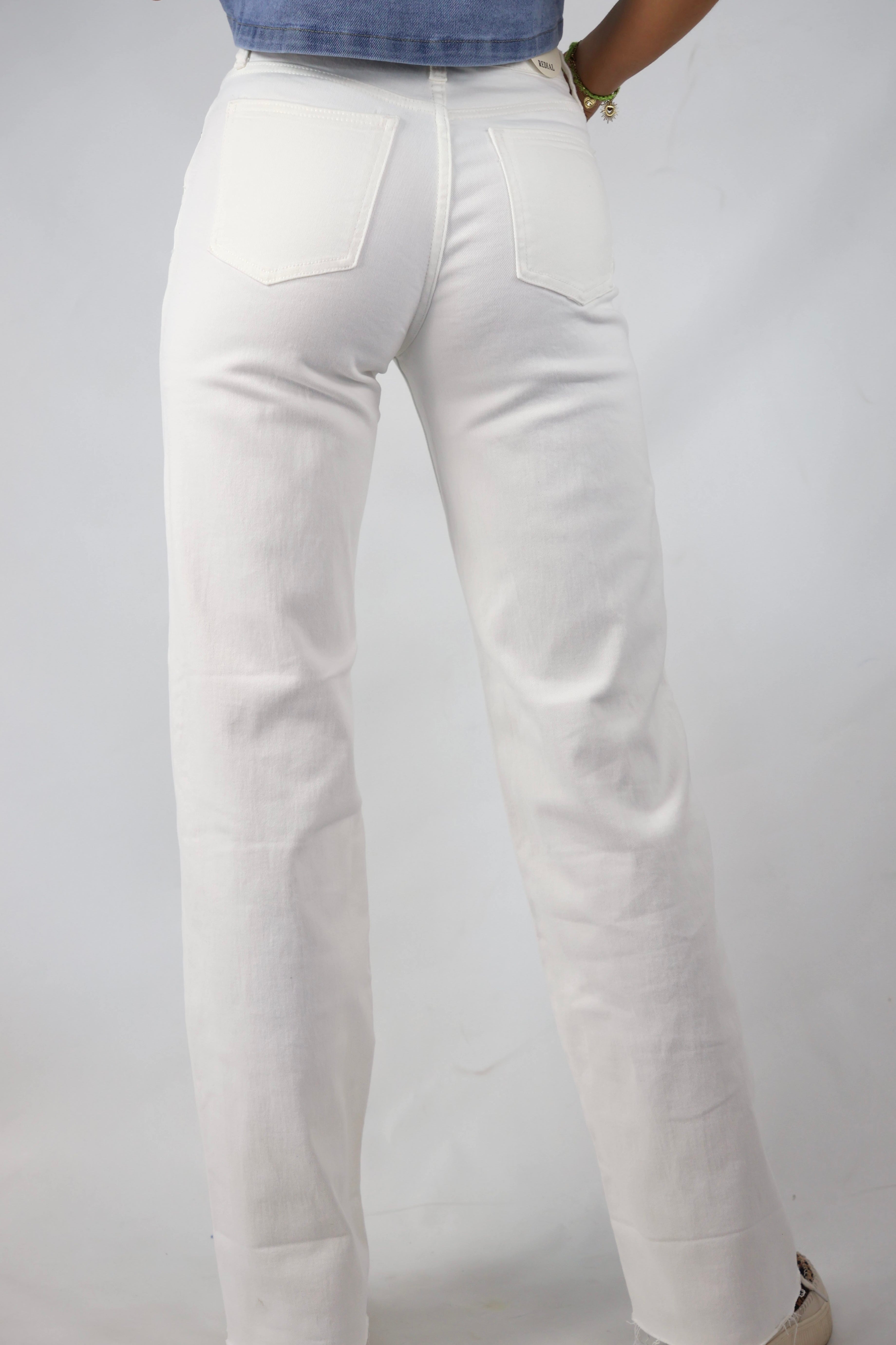 Tall Wide Leg Jeans | White