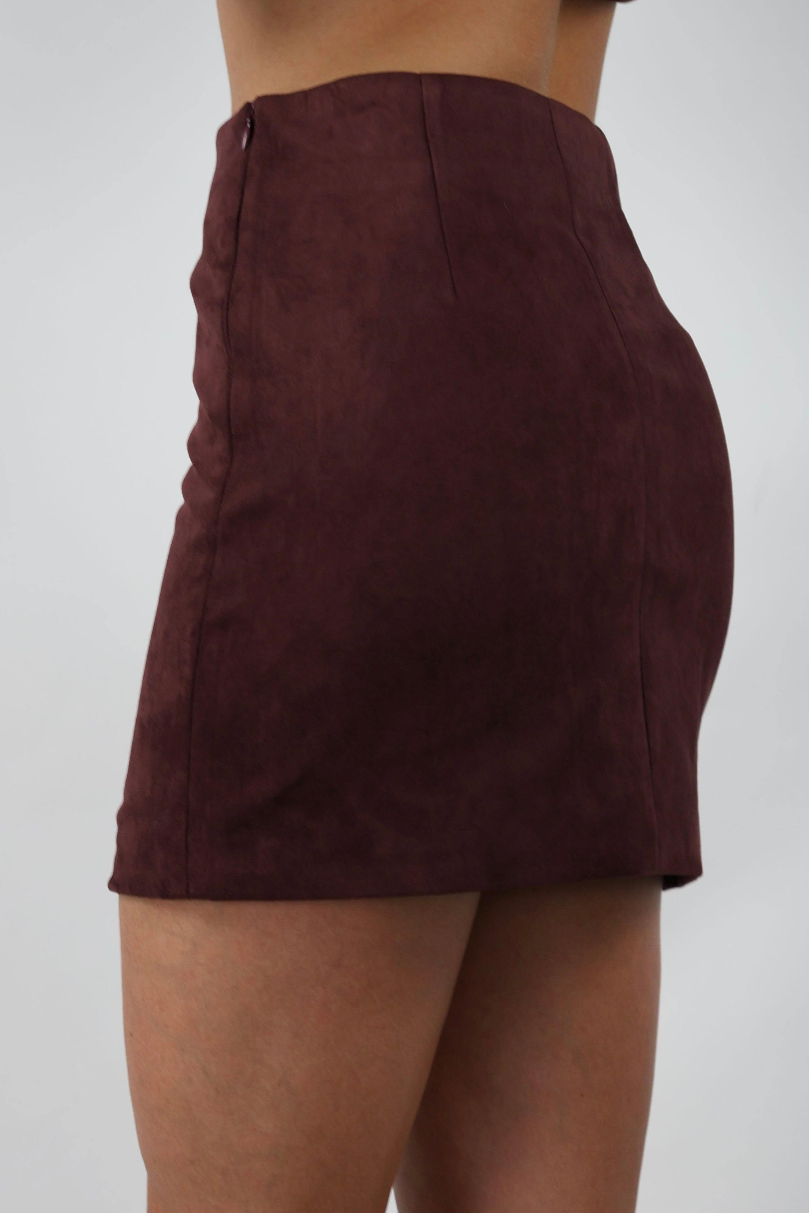 Skirt Suede | Plum