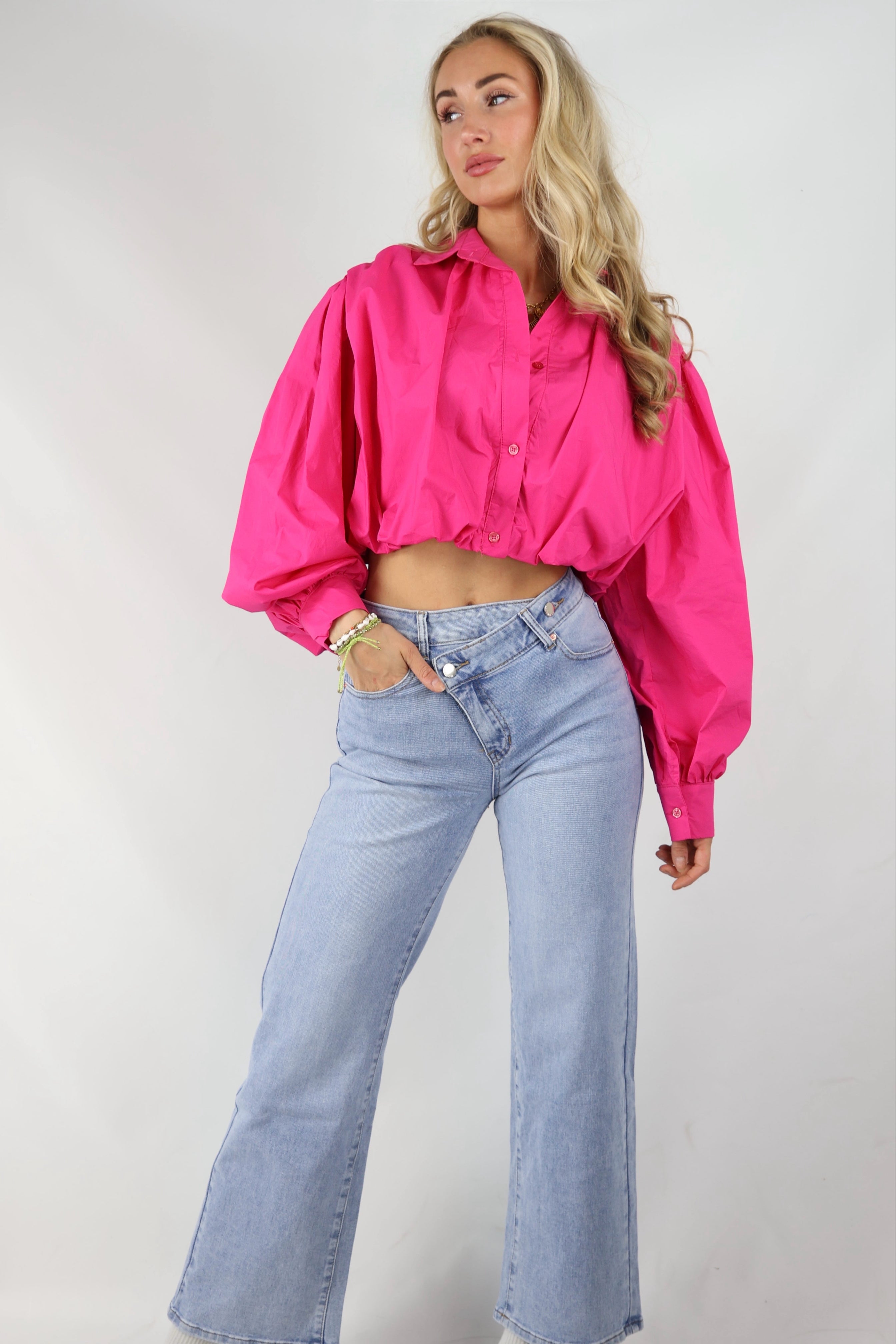 Miss Bon | Wide Leg Jeans