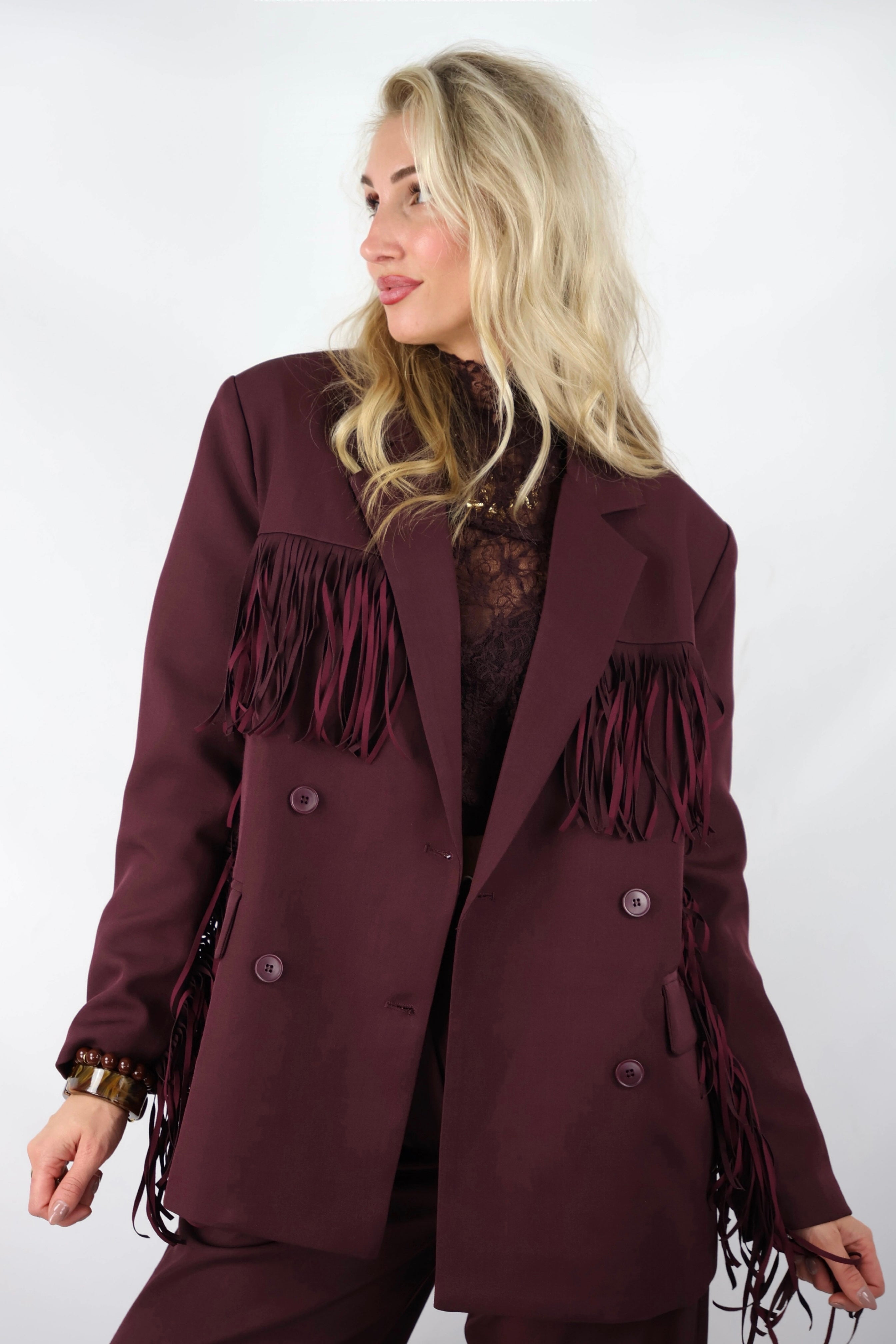 Blazer | Aubergine