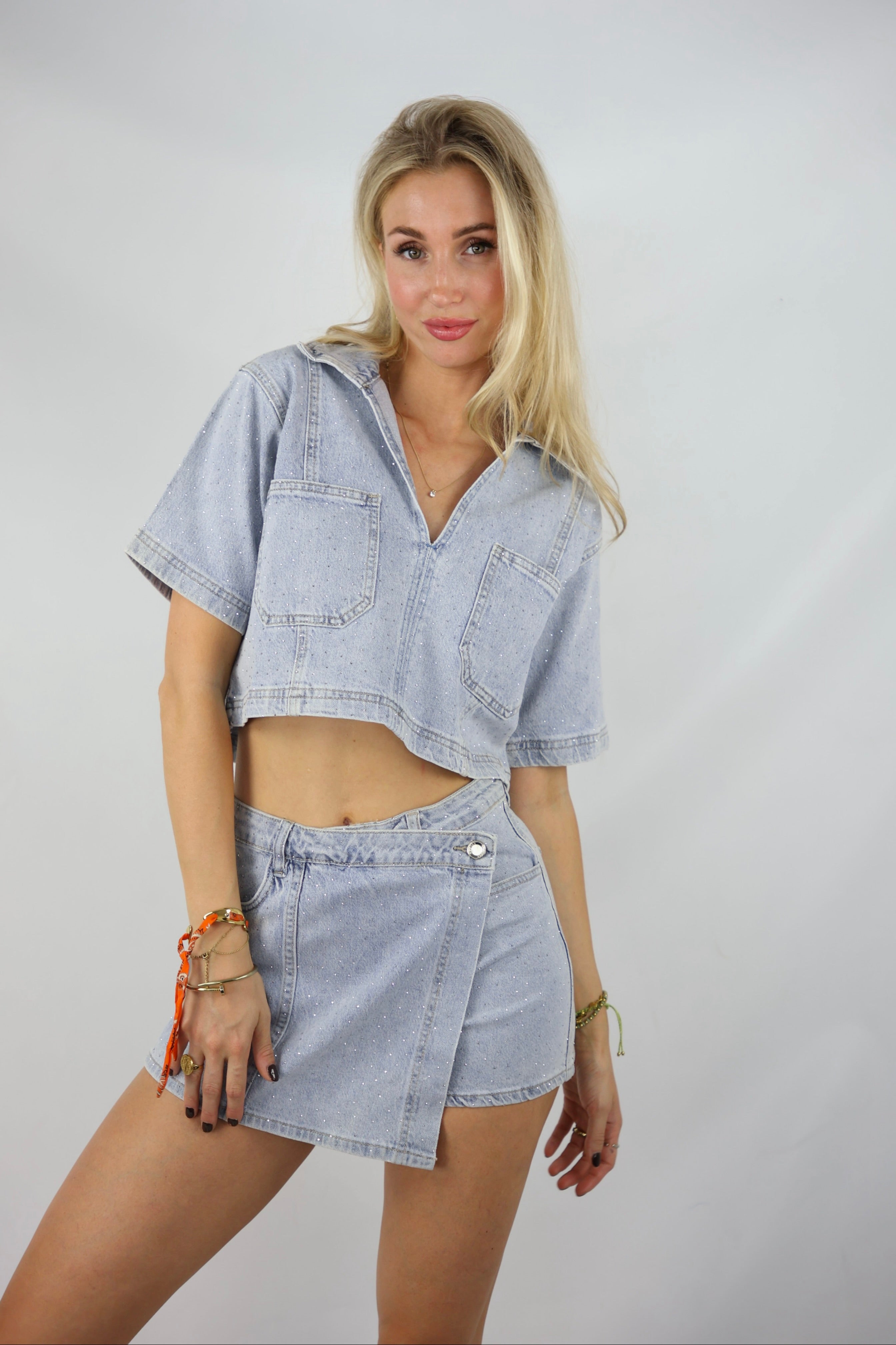 Jeans Short Strass | Amy