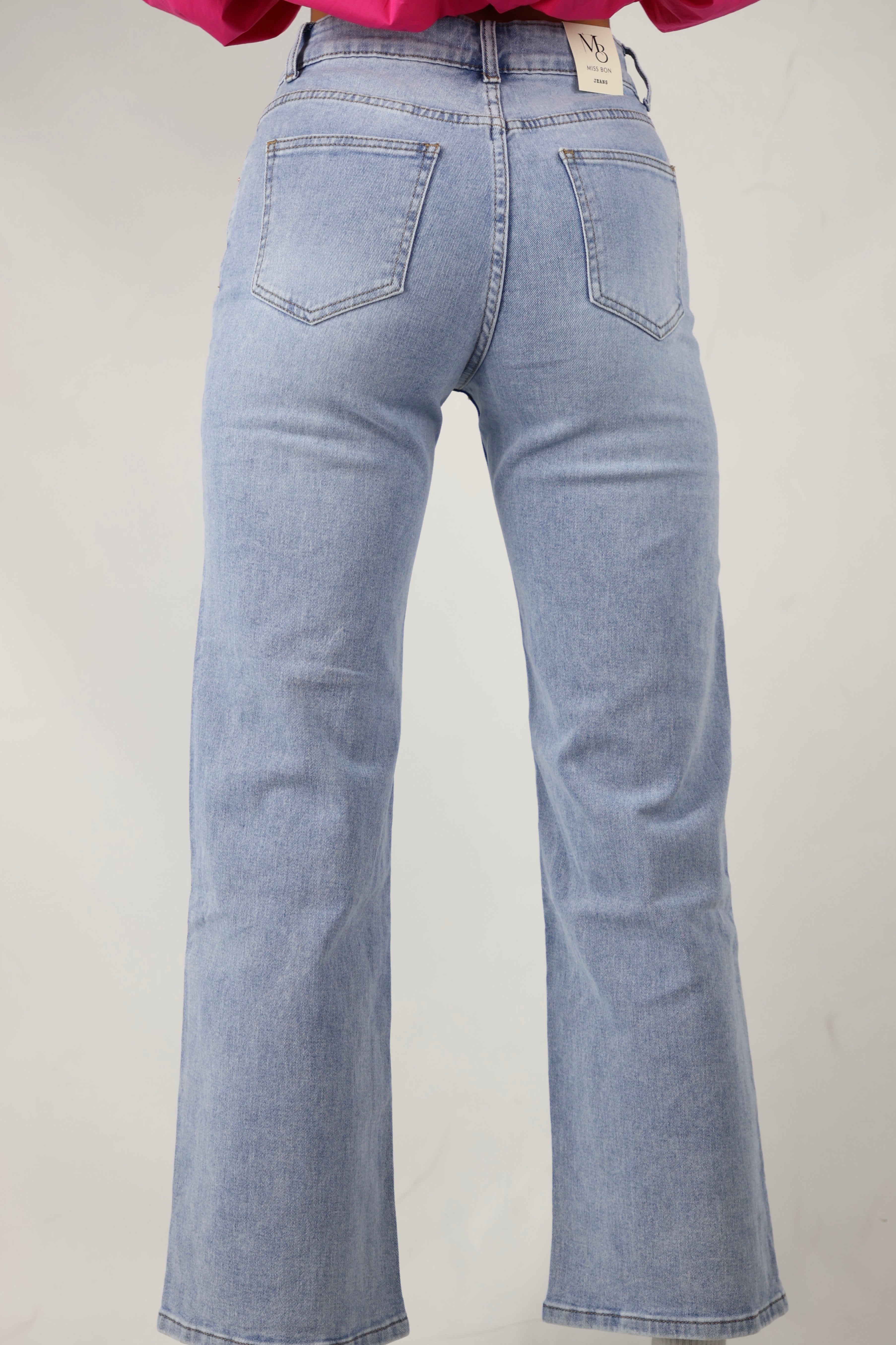 Miss Bon | Wide Leg Jeans