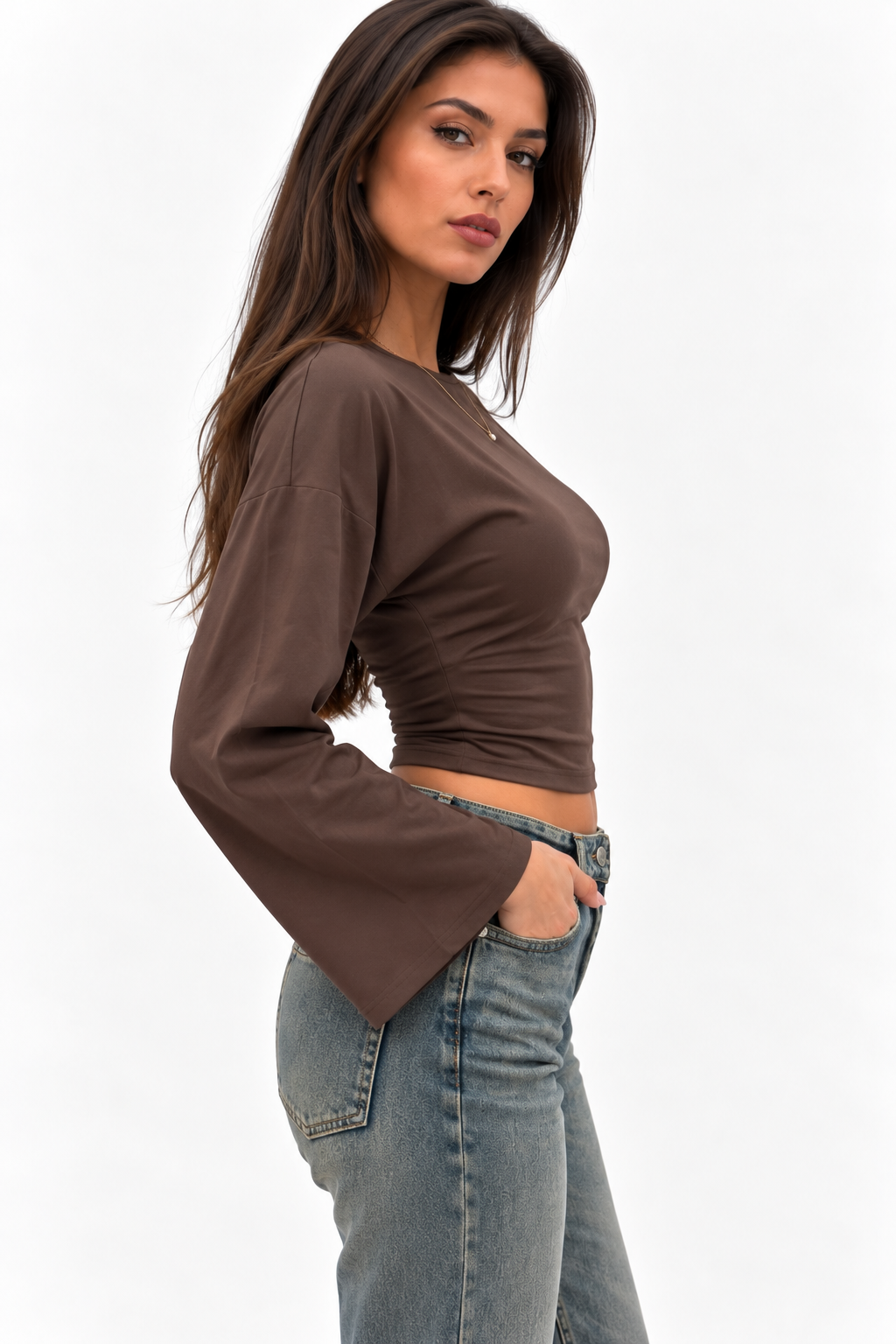 Longsleeve Lieve | Brown