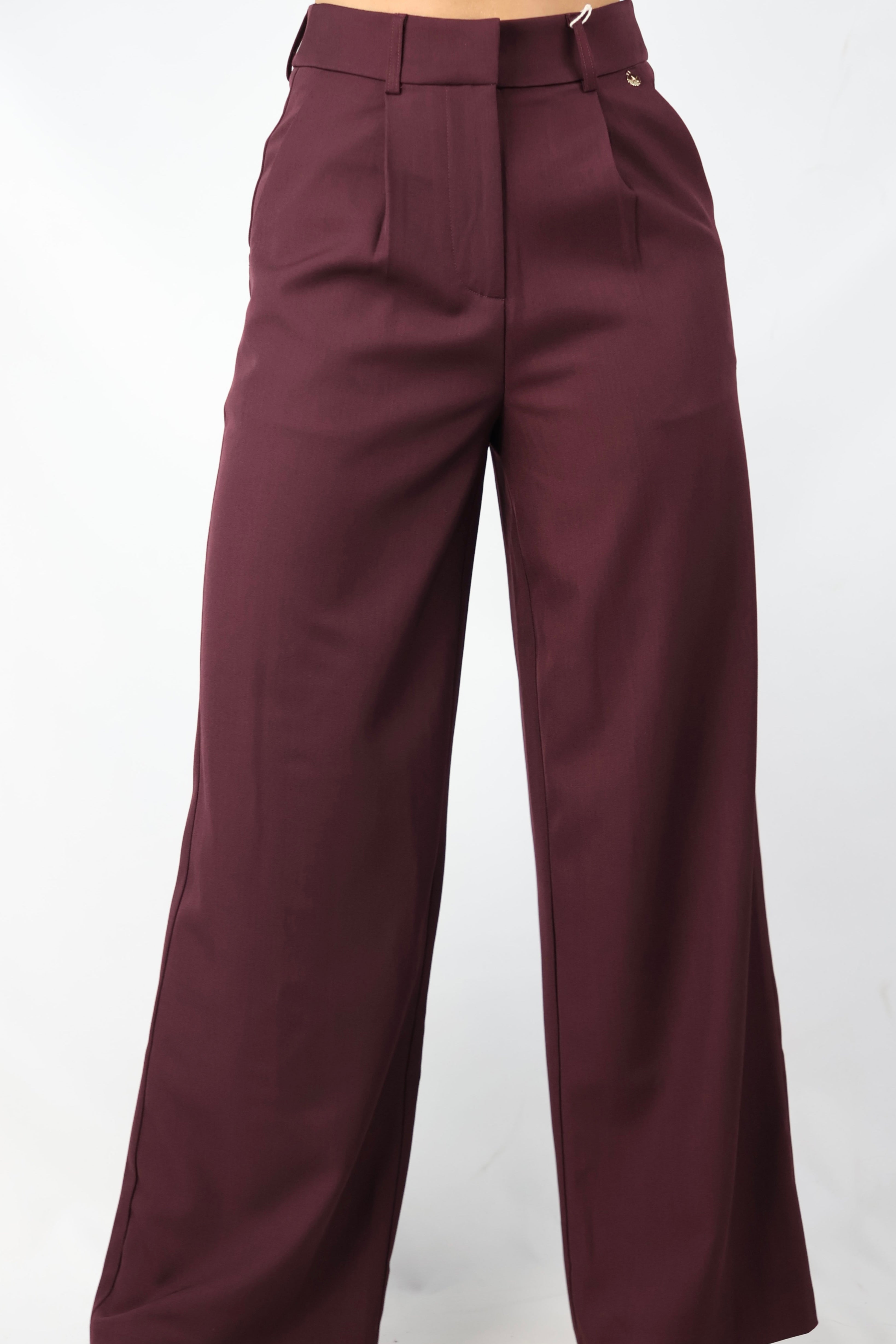 Wide Leg | Aubergine