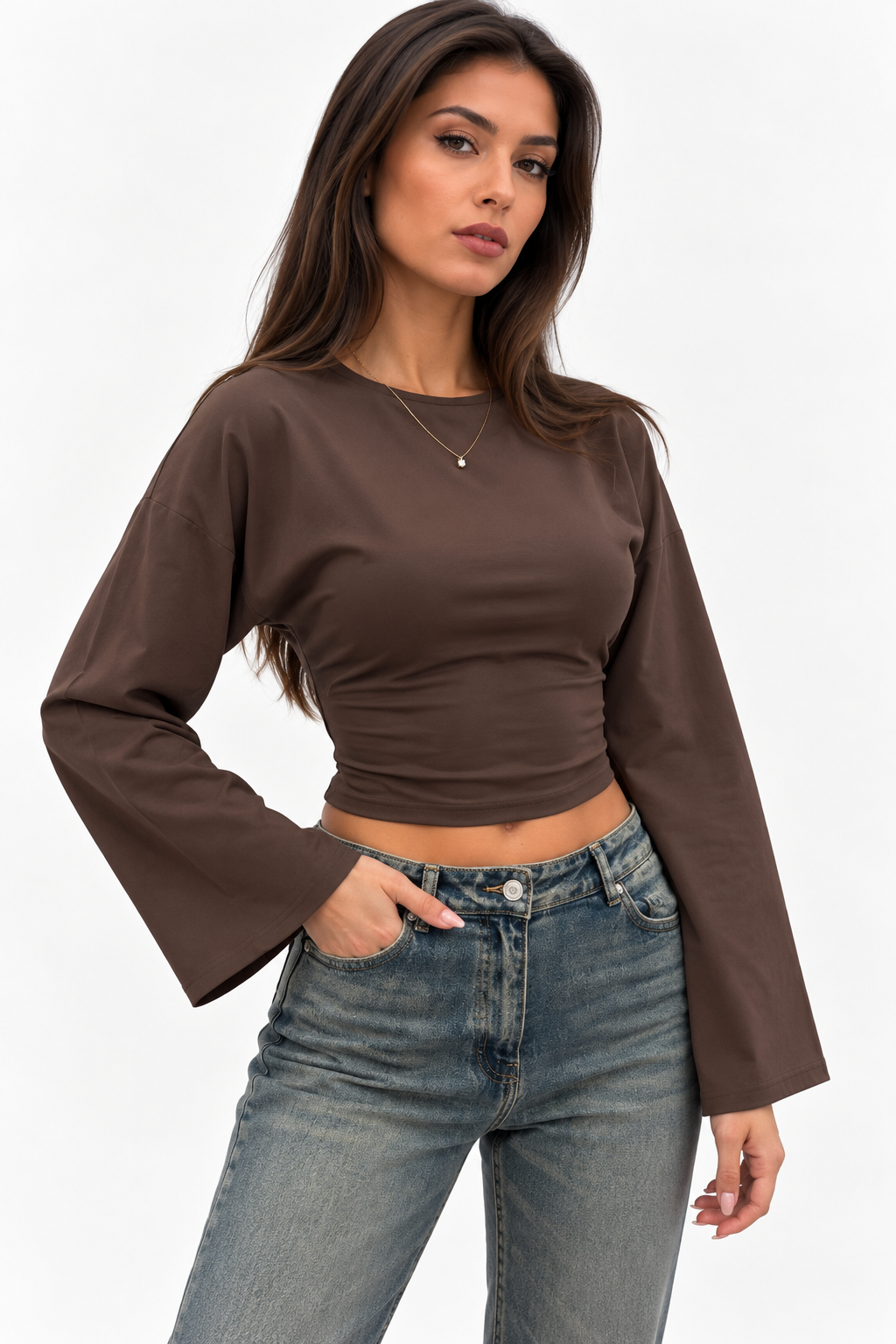 Longsleeve Lieve | Brown