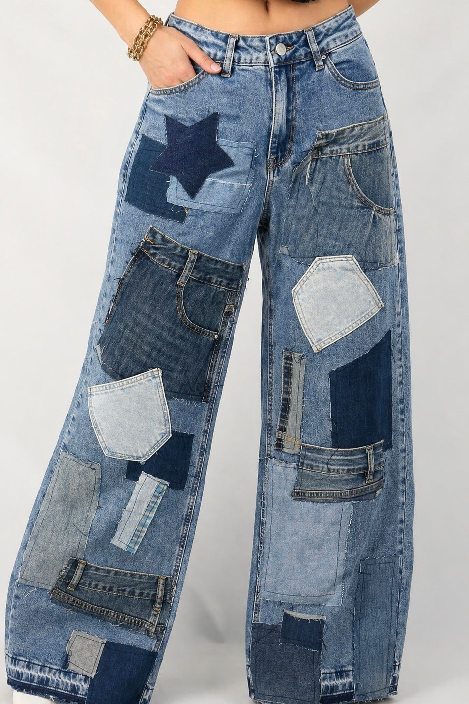 Laulia | Patch Jeans