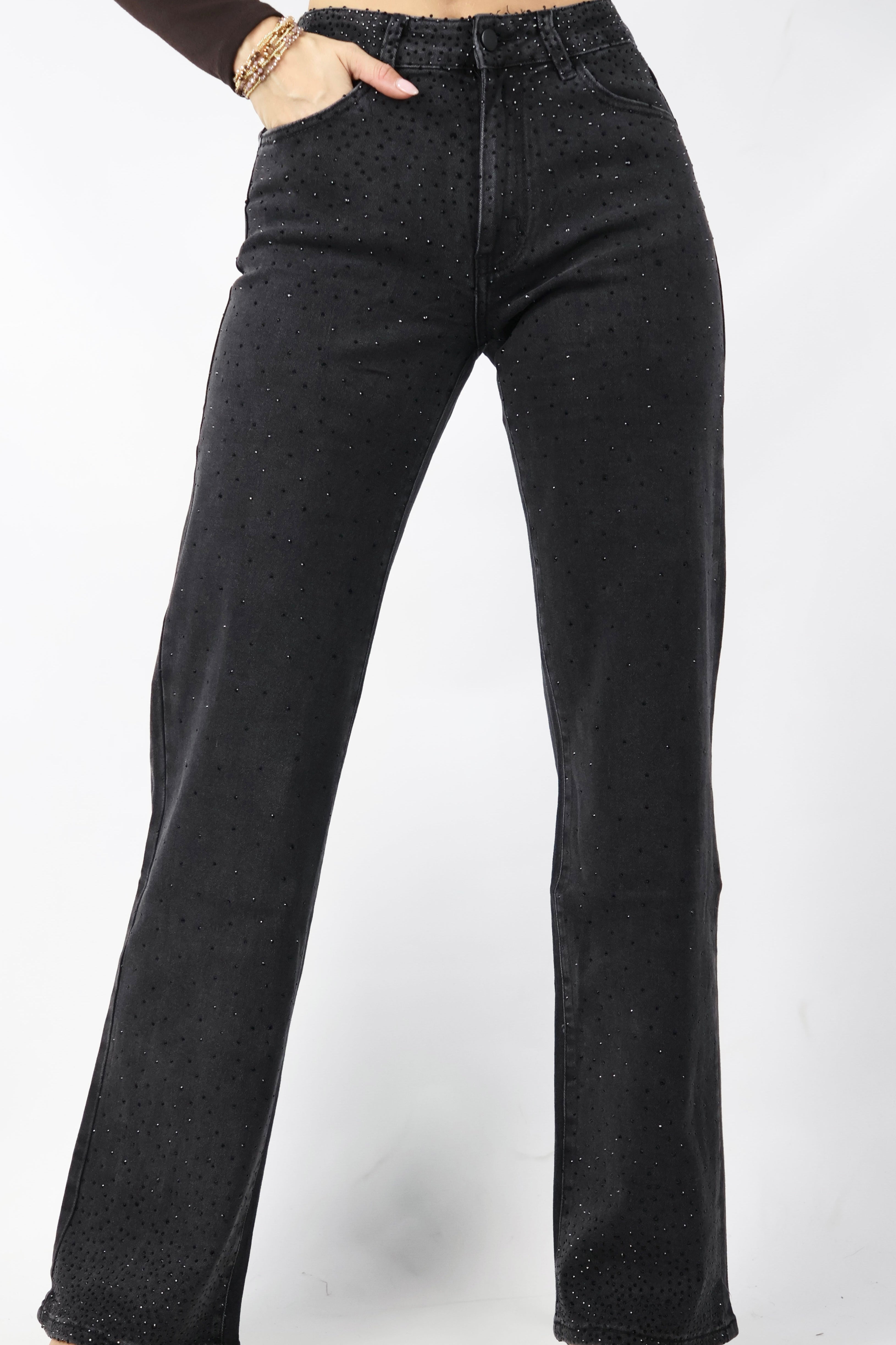 Redial Tall | Straight Fit Strass