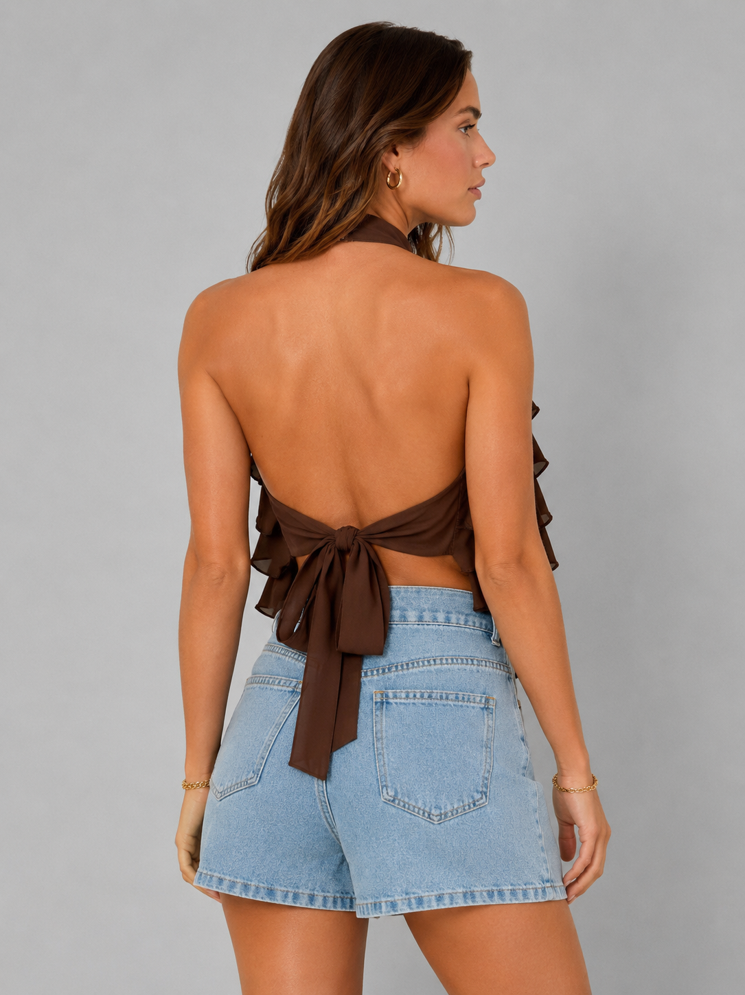 Halter Top | Brown