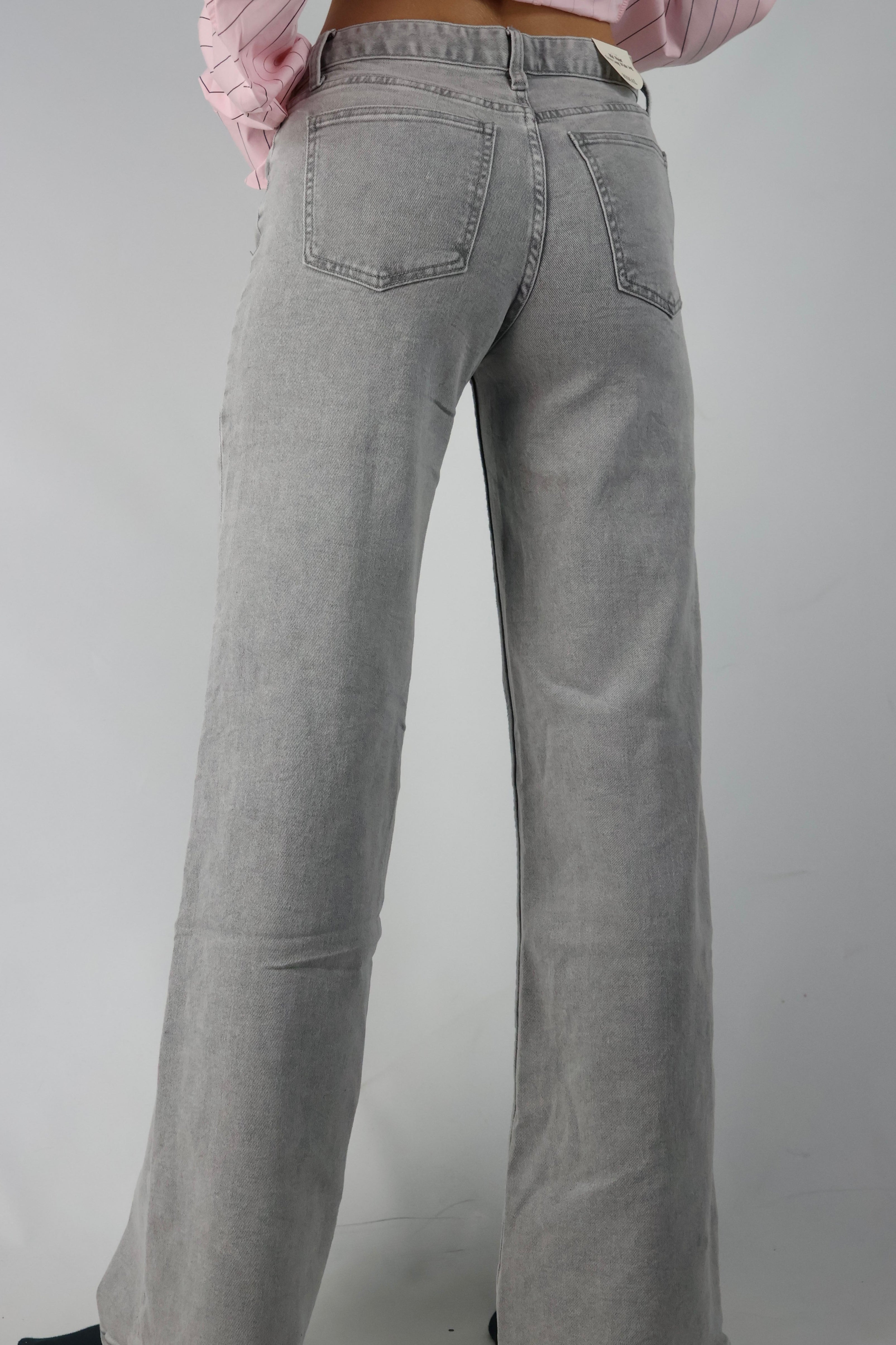 Redial | Tall Wide Leg Grey