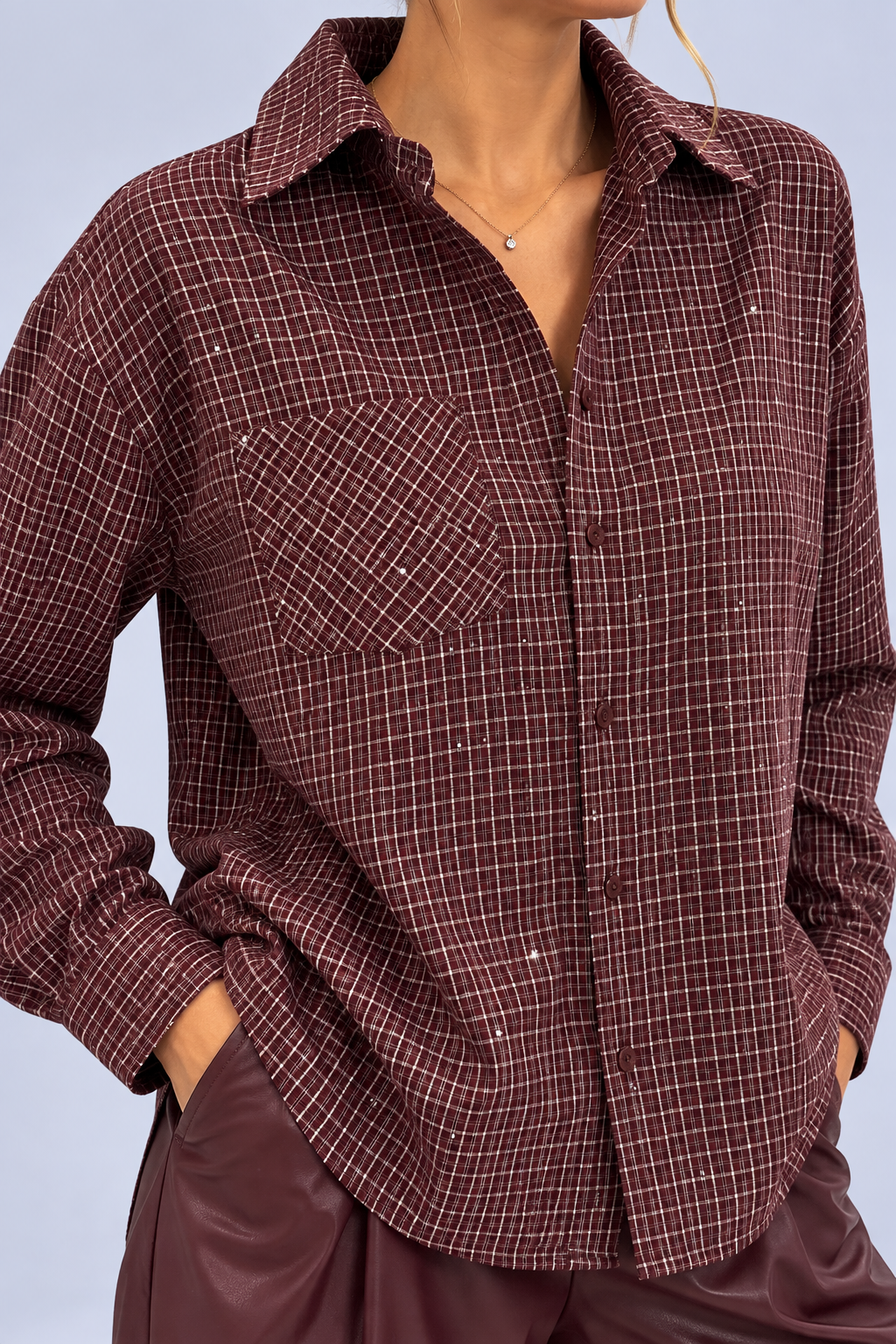 Blouse Ruit | Strass