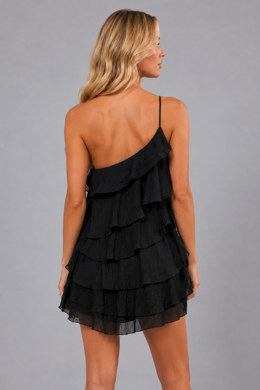 Ruffle Dress | Black
