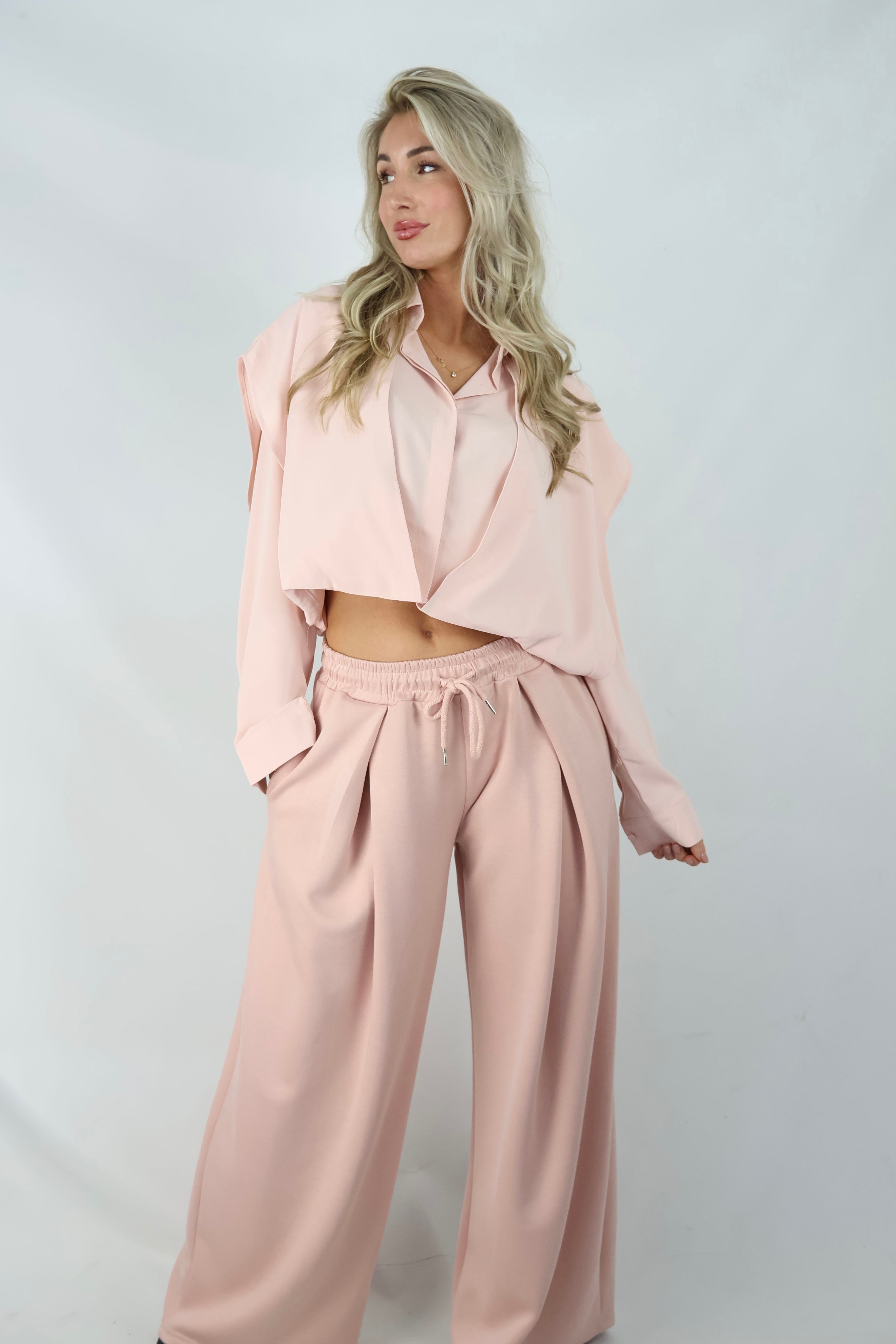 Wide Leg Jog | Roze