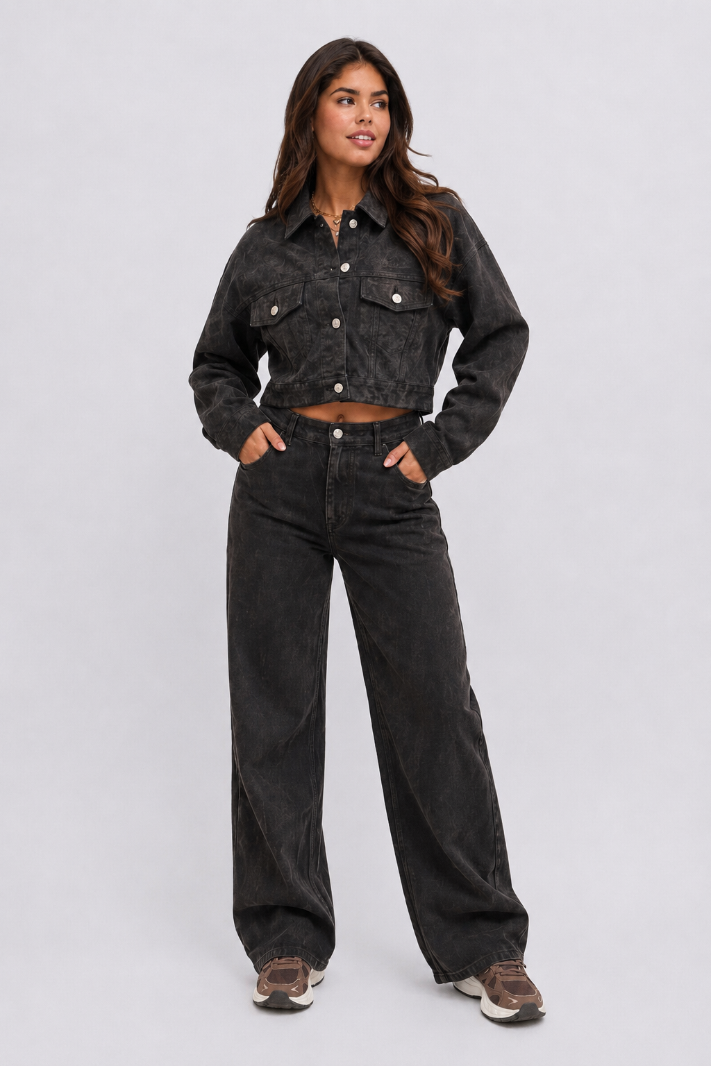 2-Delige Set | Denim Velvet