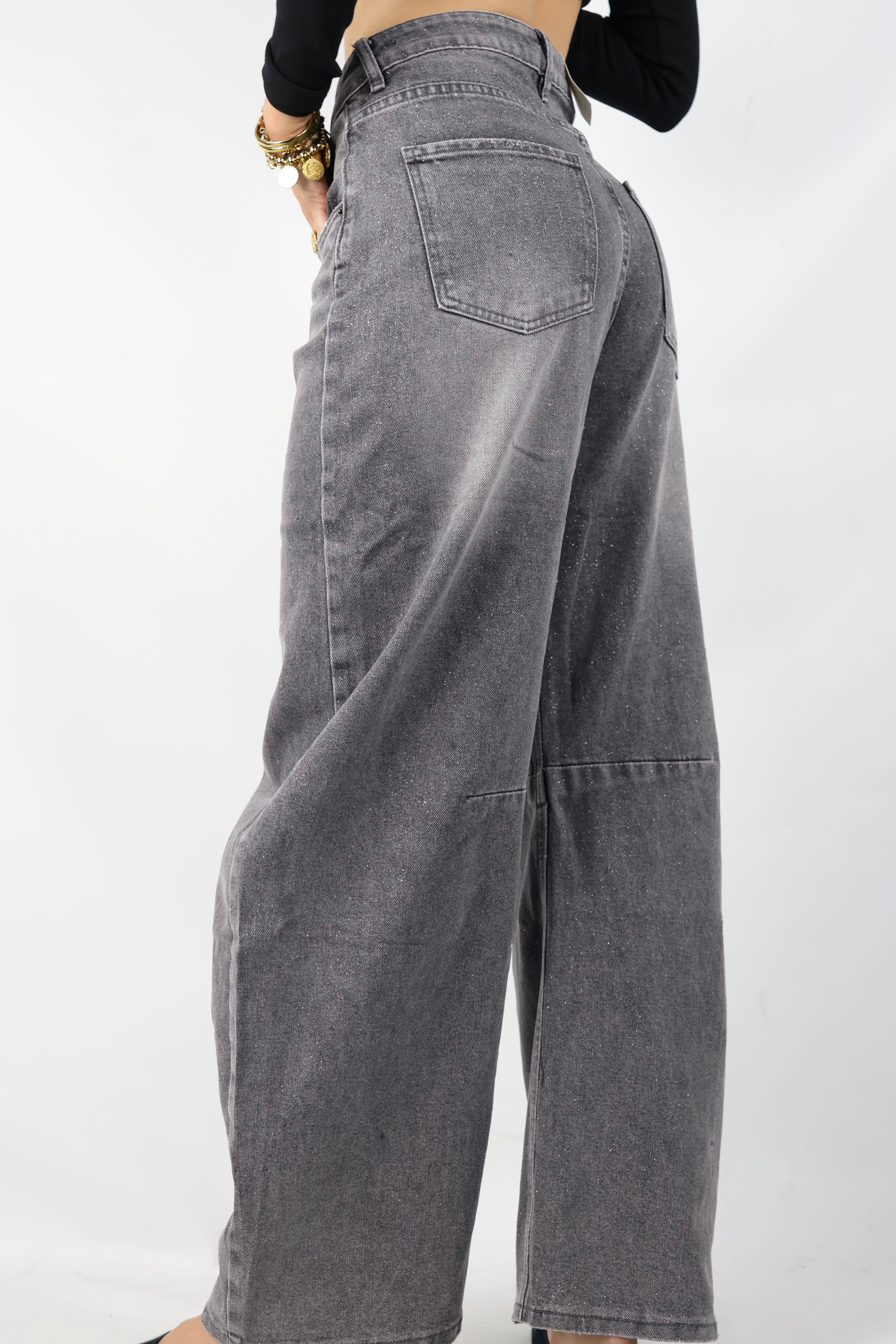 SeeSee Tall | Sparkle Balloon Jeans