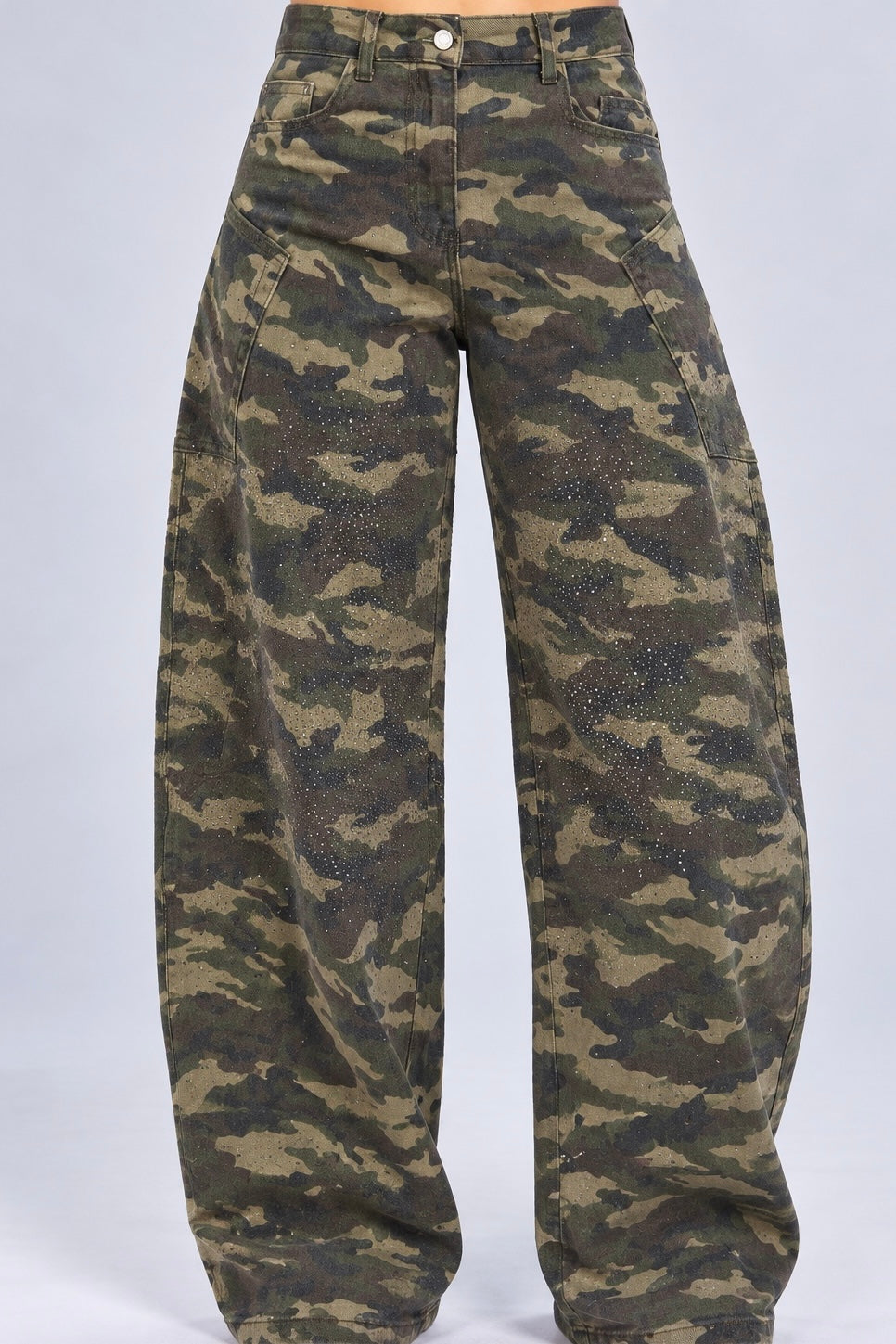 Queen Hearts | Camouflage Jeans