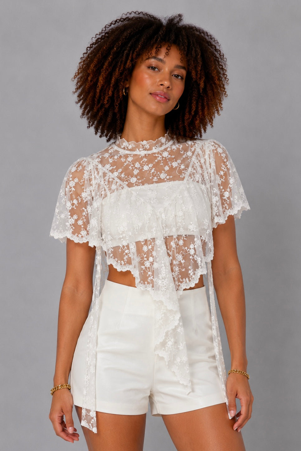 White | Lace Top
