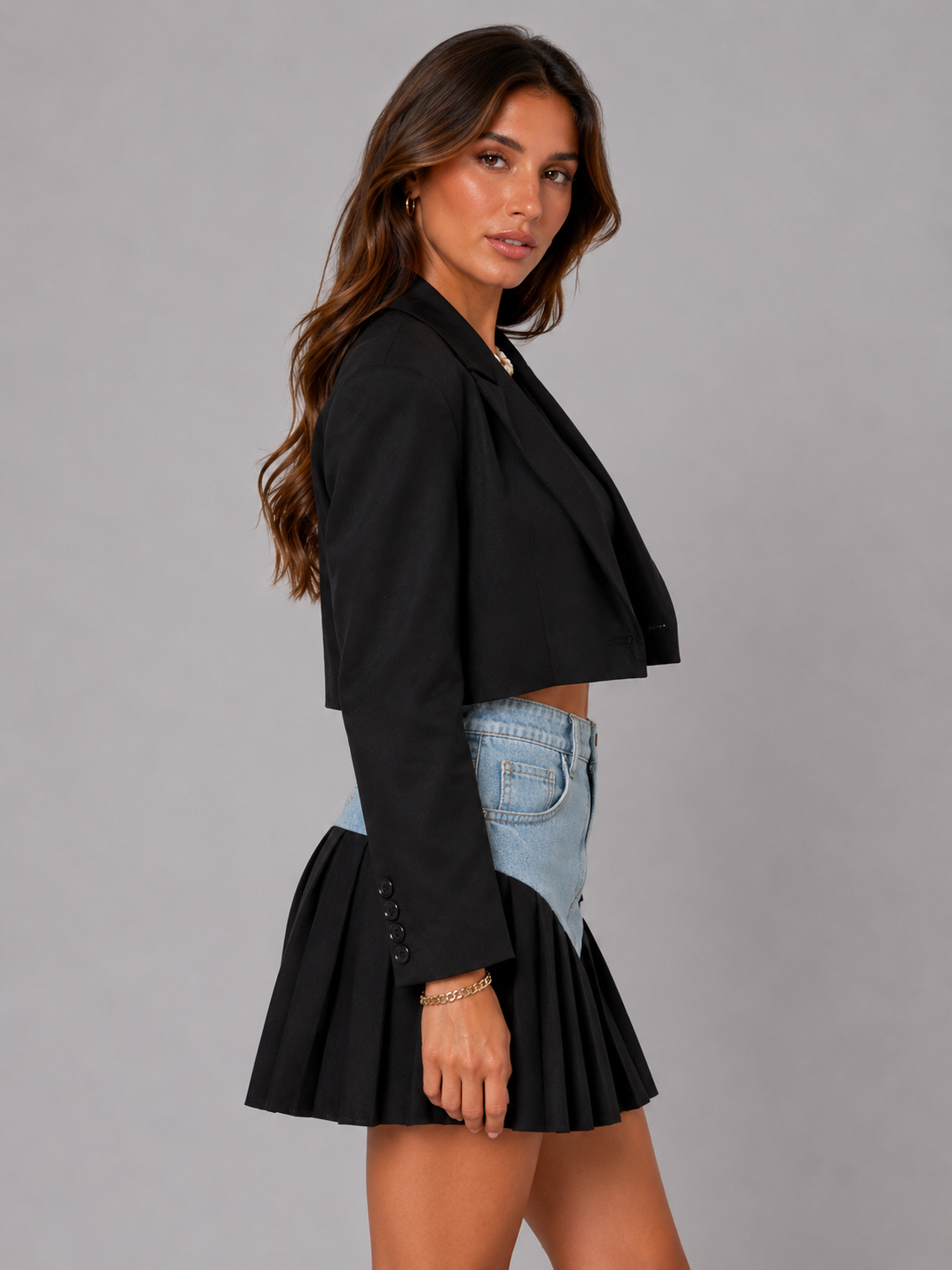 Cropped Blazer | Stacy