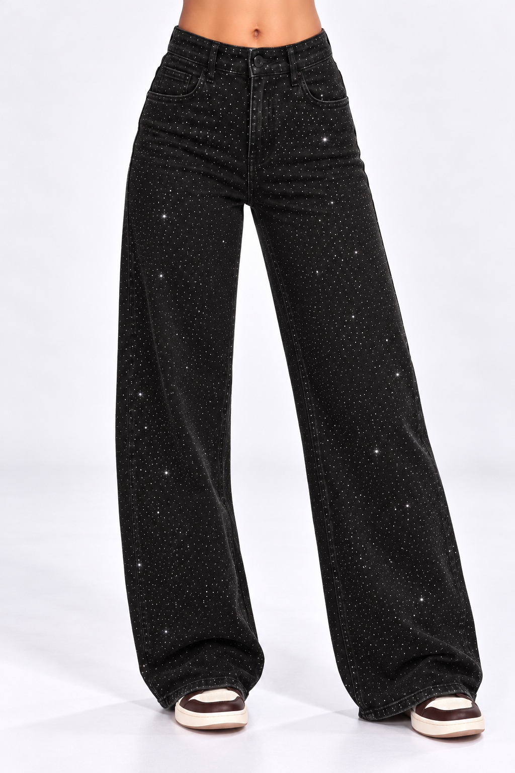 Laulia Jeans Straight Jeans | Strass