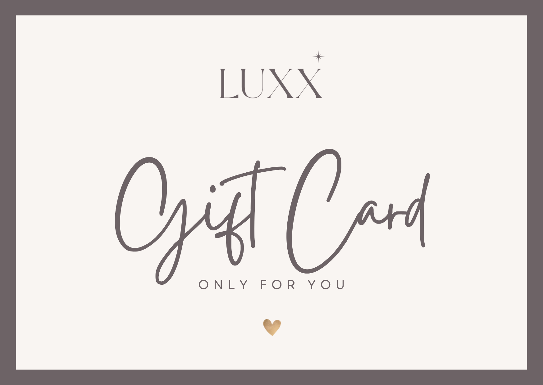 Luxx Official - Giftcard