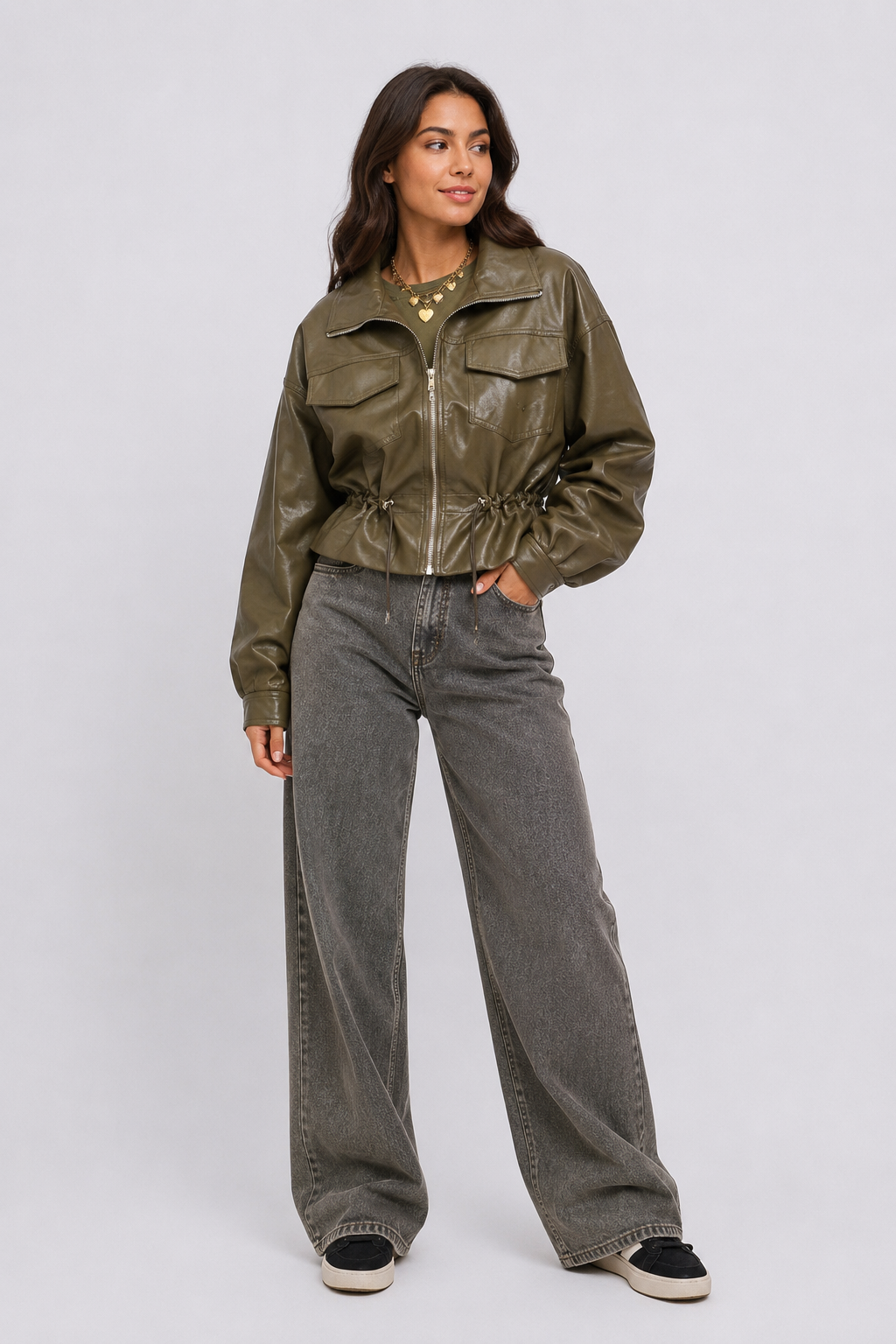 Leather Jack | Green