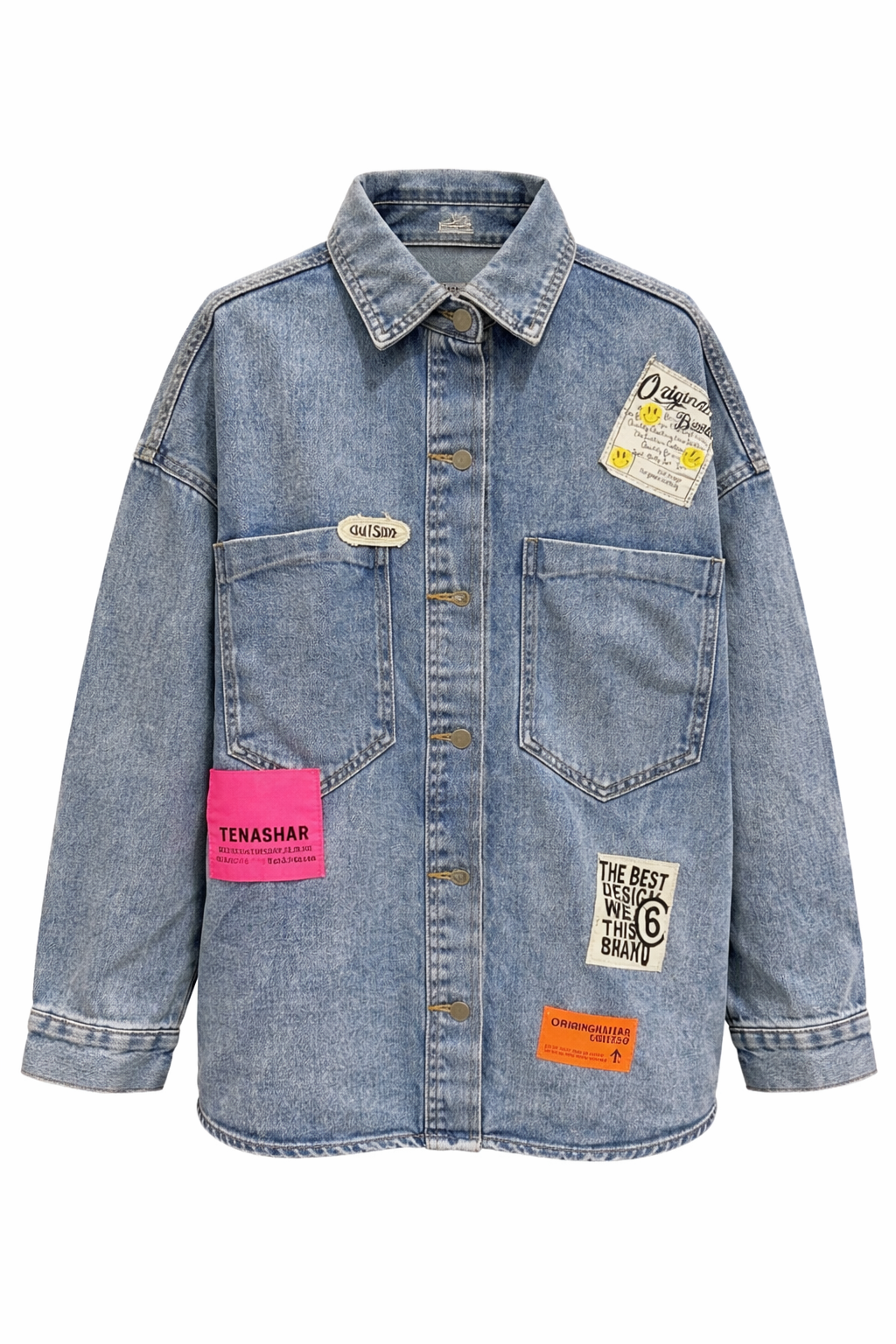 Oversized Denim Blouse | Nila