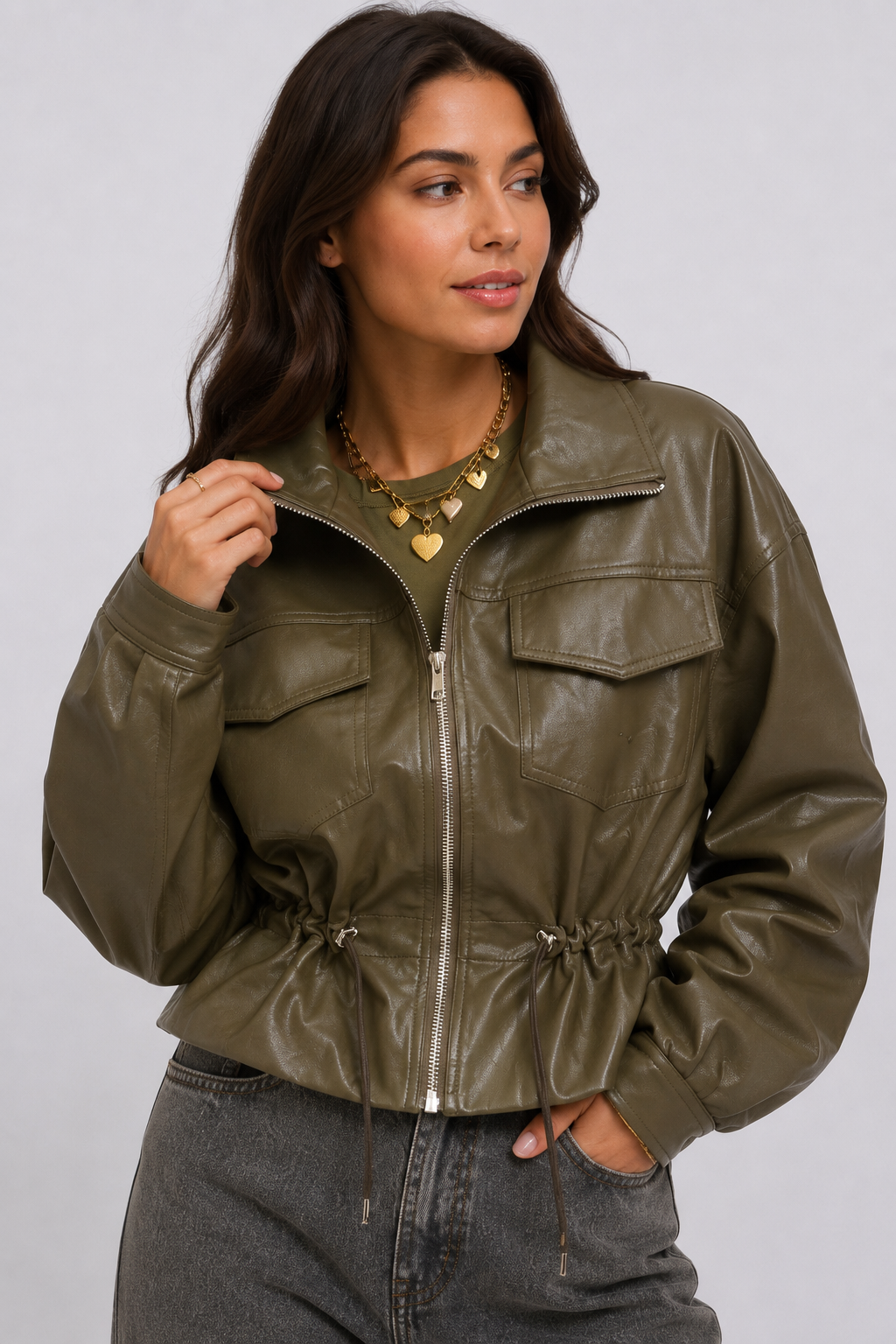 Leather Jack | Green