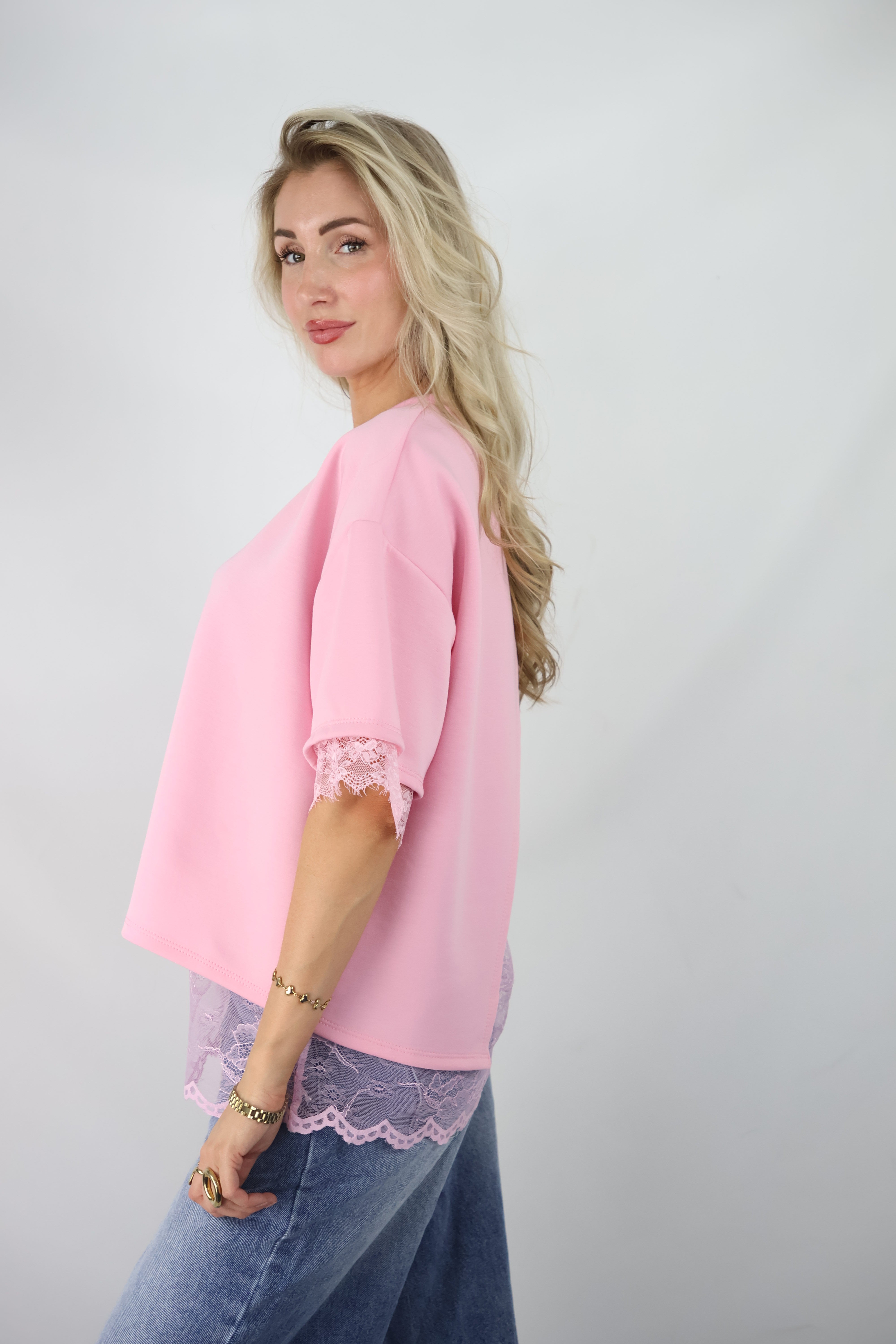 Oversized Tee | Lace