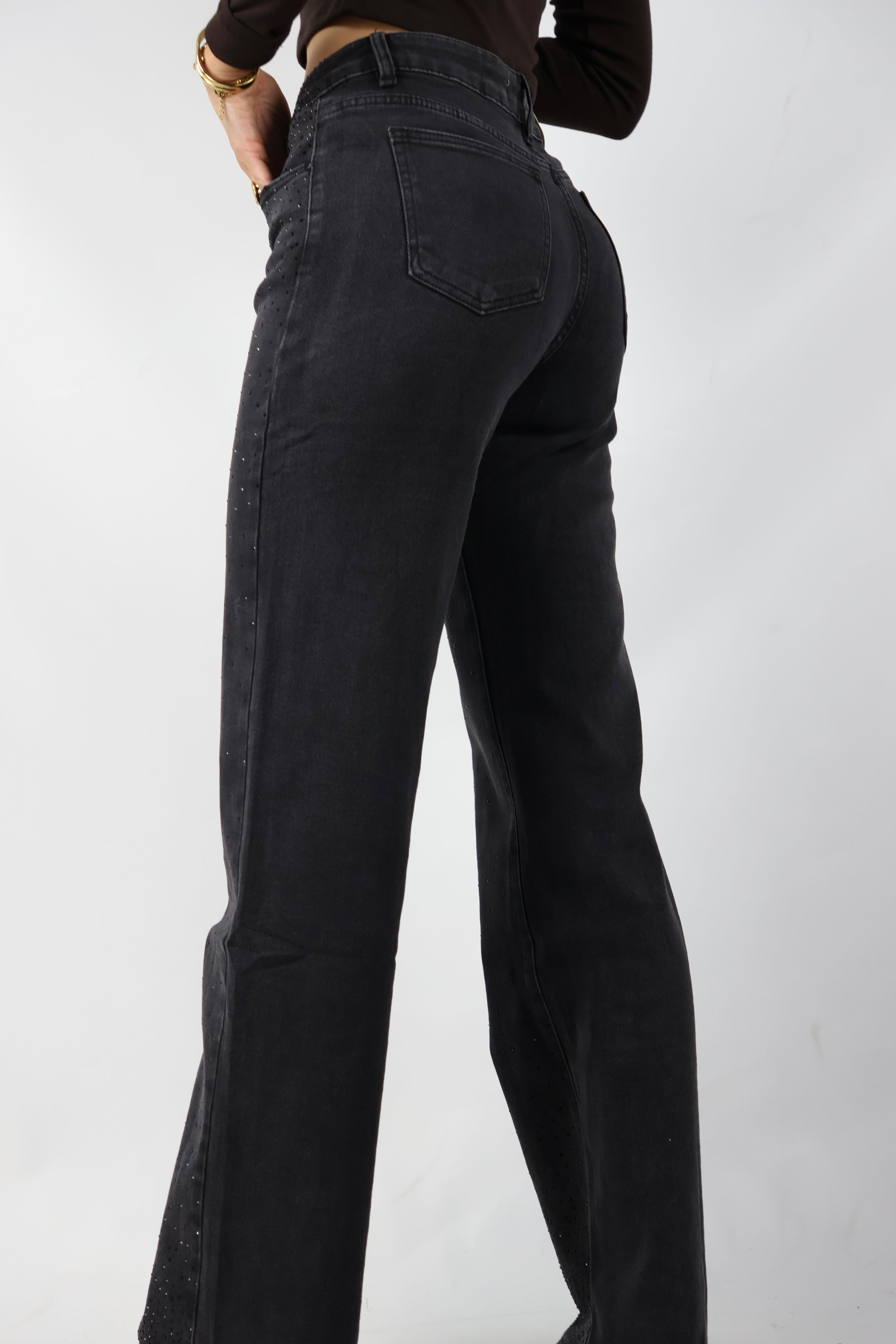 Redial Tall | Straight Fit Strass