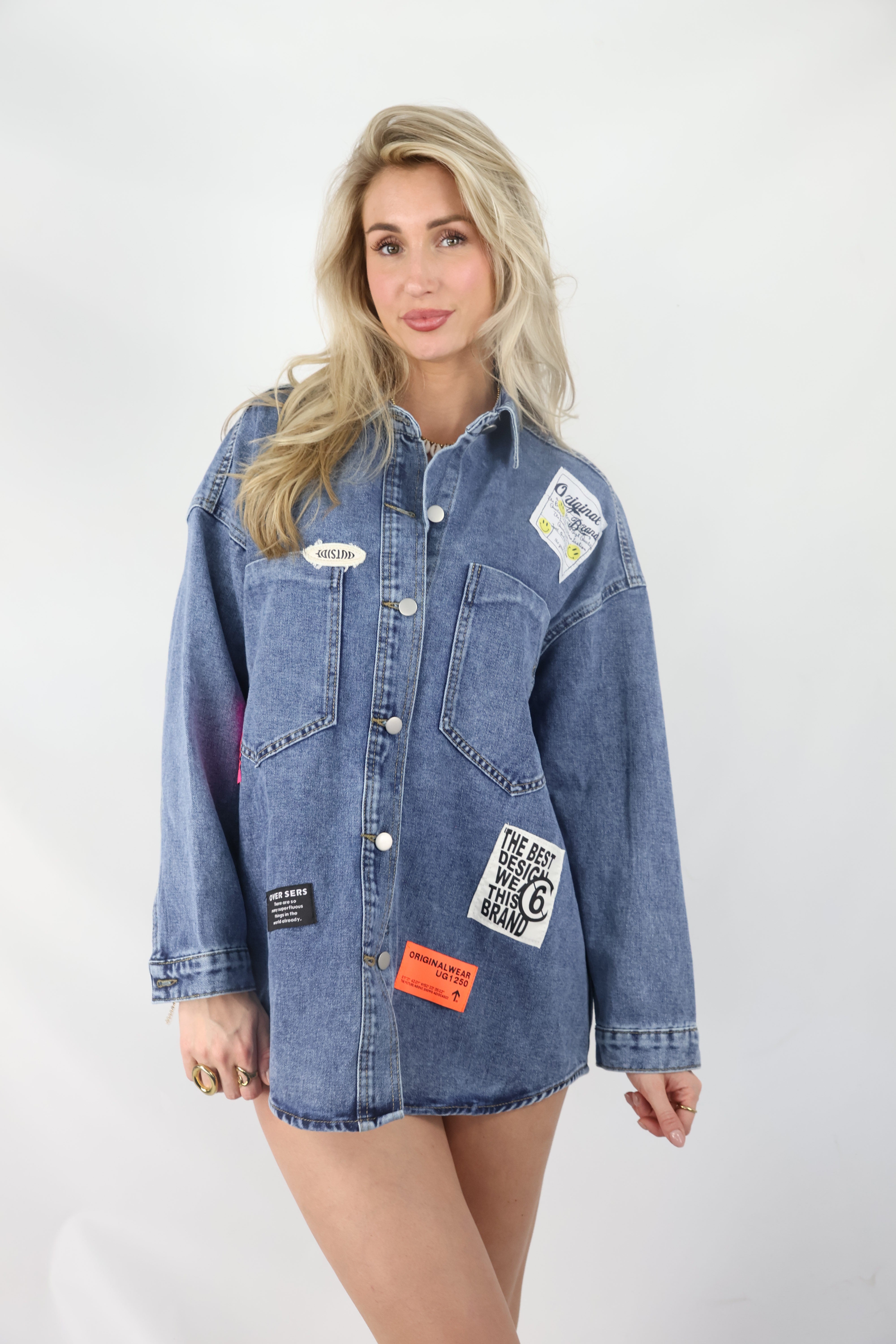 Oversized Denim Blouse | Nila