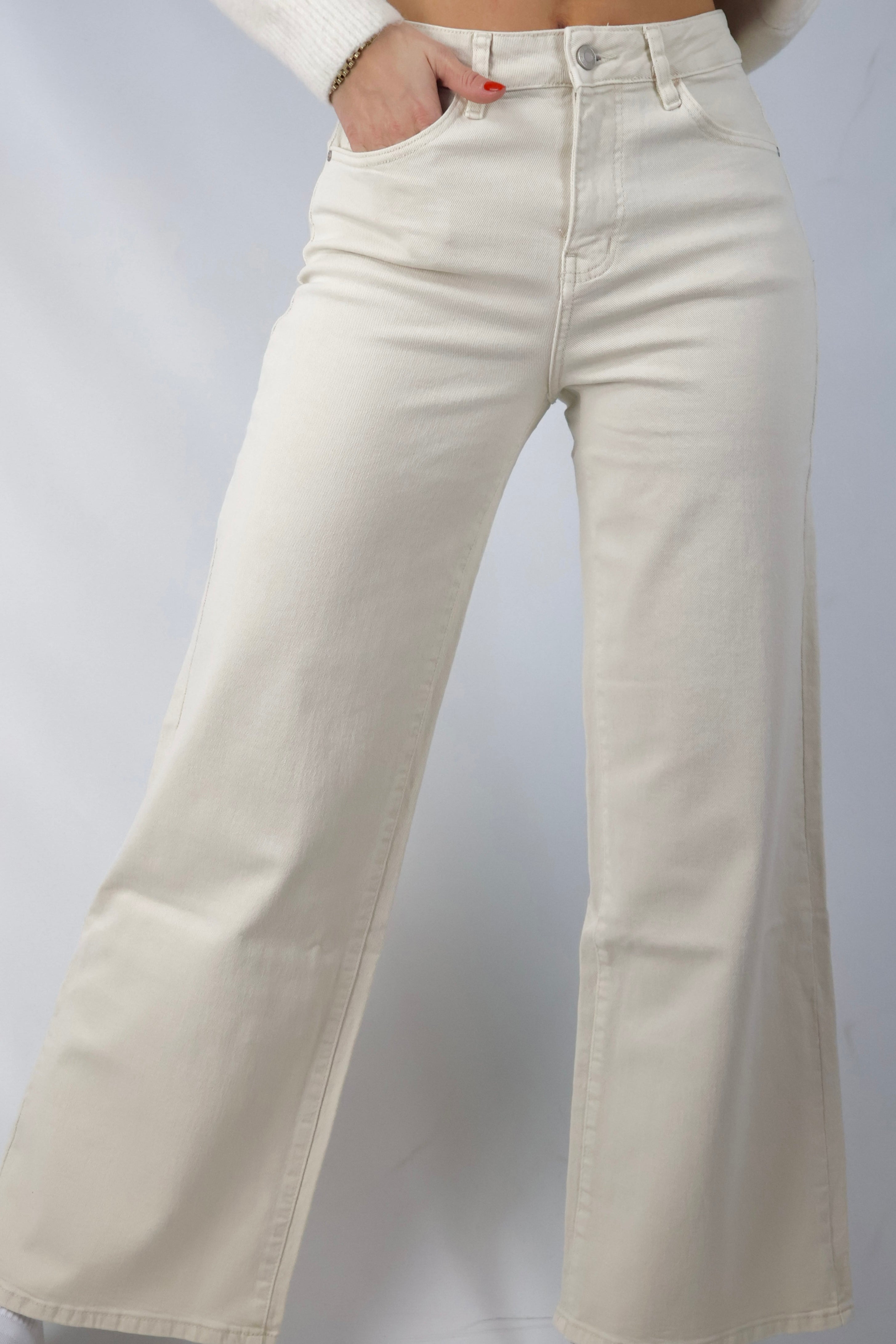 Redial | Wide Leg Crème