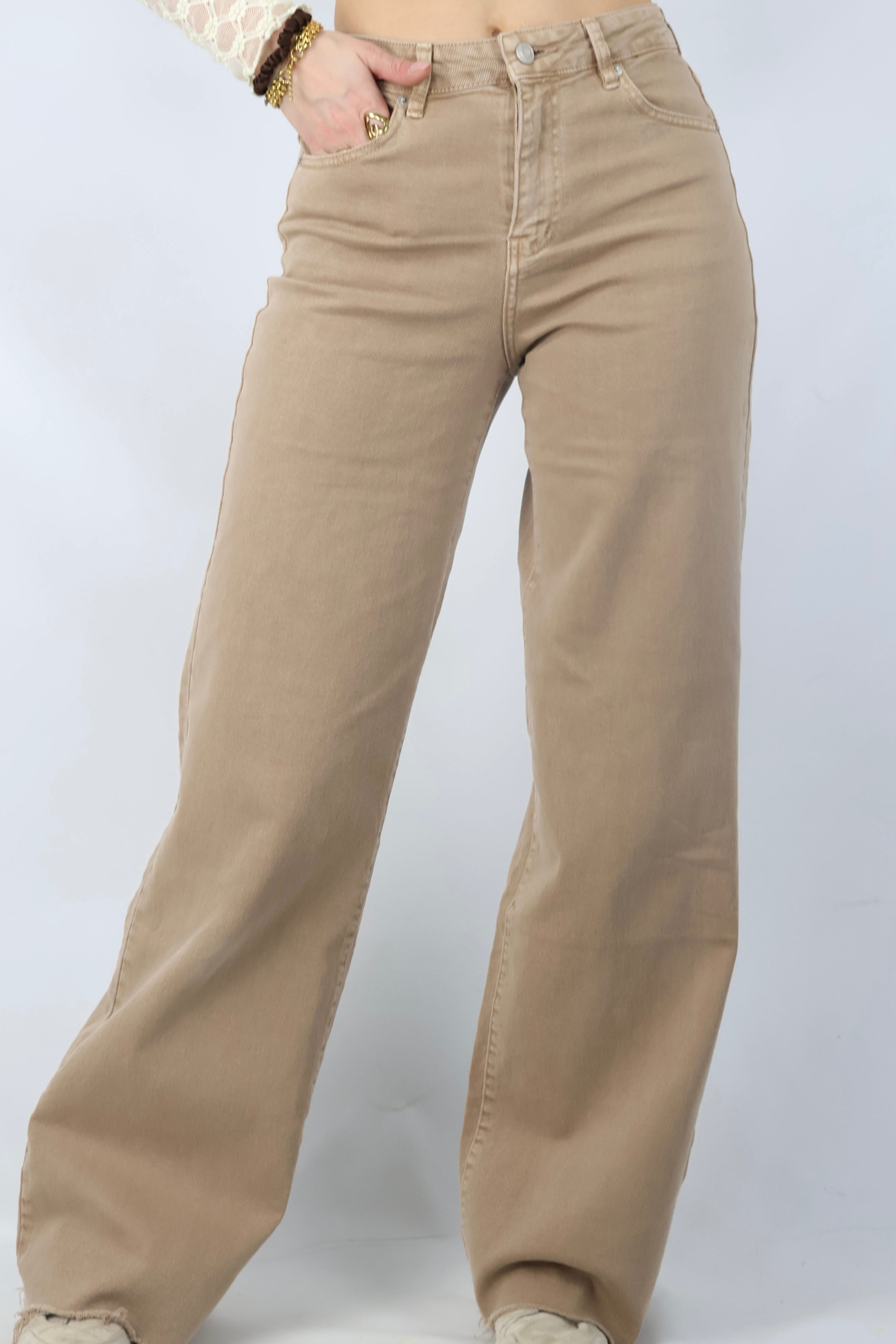 Redial Extra Tal Jeans | Camel