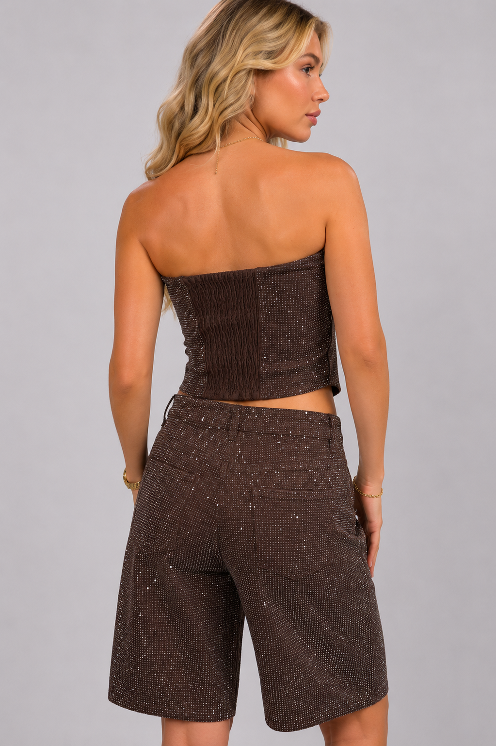 Strapless Top | Mystery Brown
