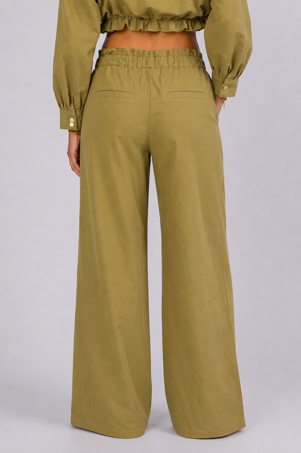 Wide leg | Olive